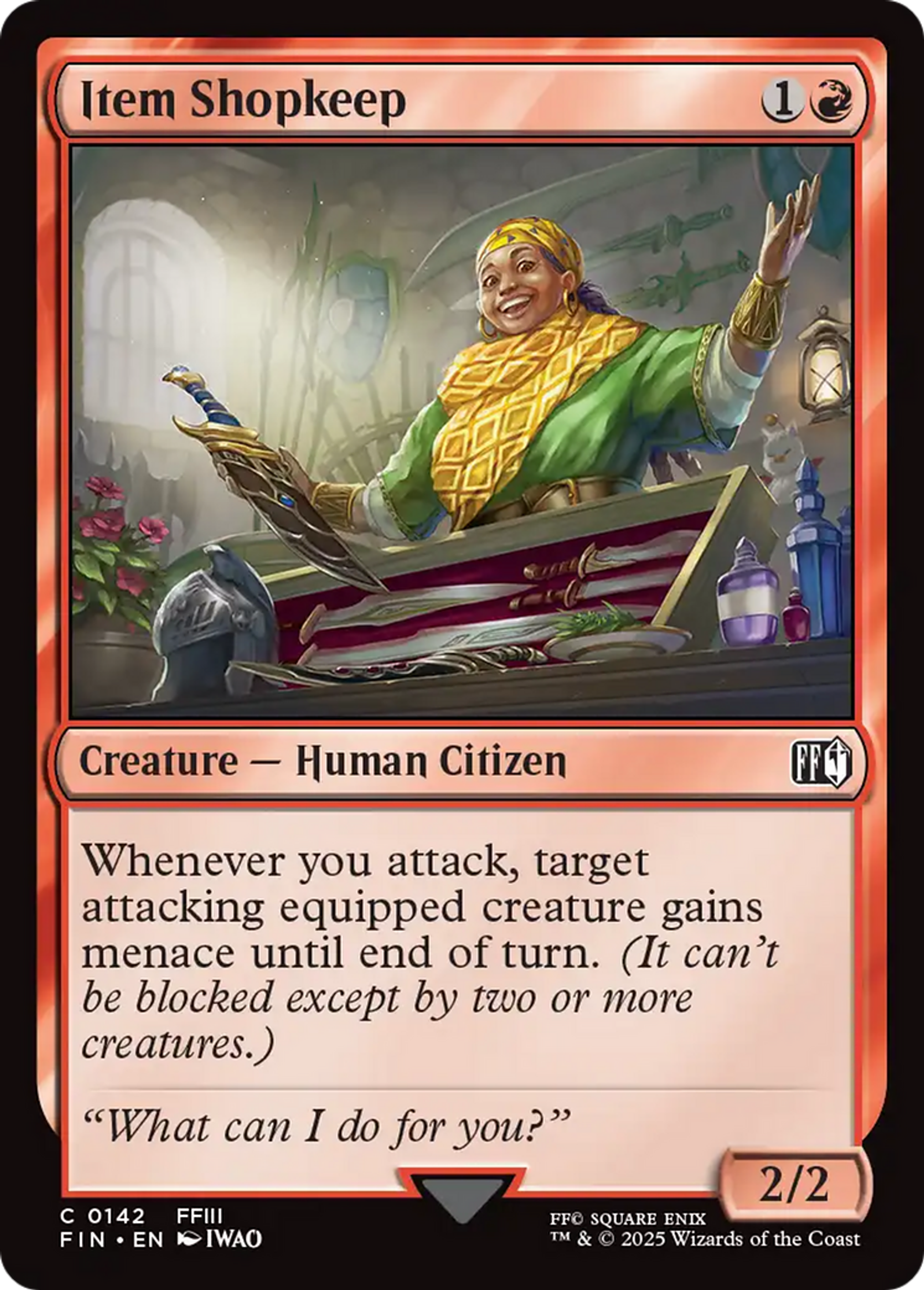 Item Shopkeep — Final Fantasy — Magic: The Gathering