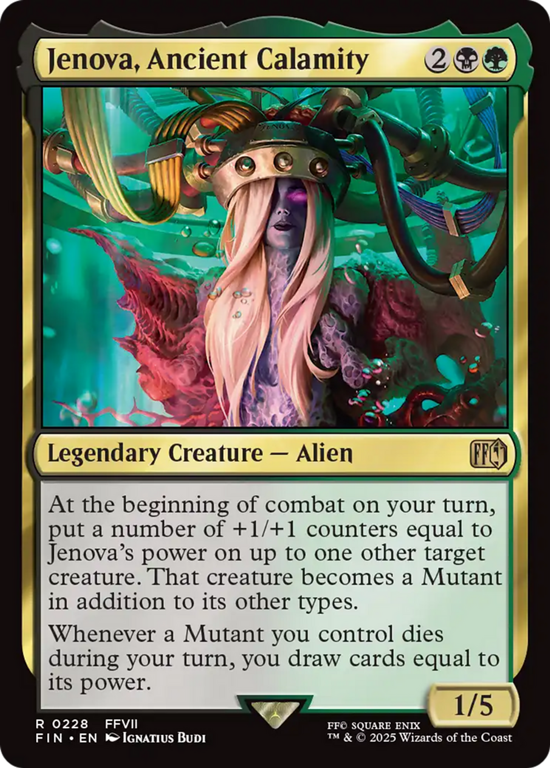 Jénova, calamité antique — Final Fantasy — Magic: The Gathering