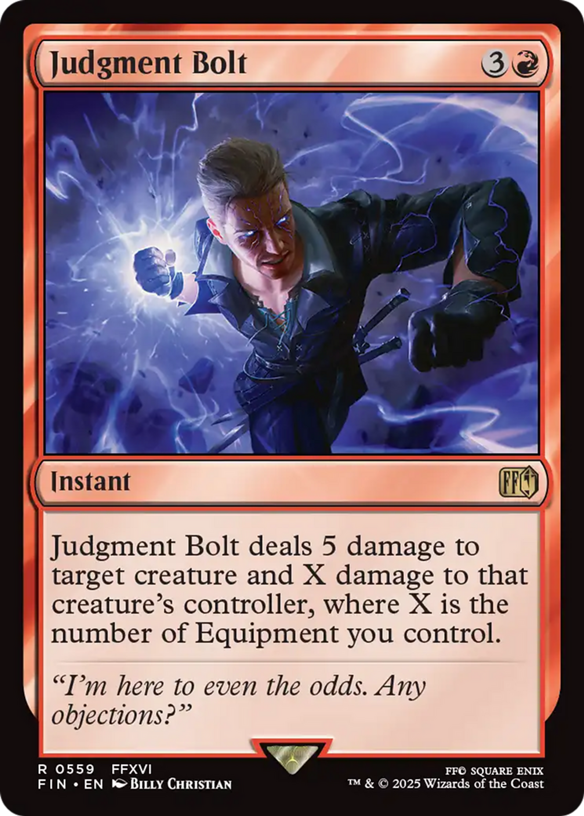 Judgment Bolt — Final Fantasy — Magic: The Gathering