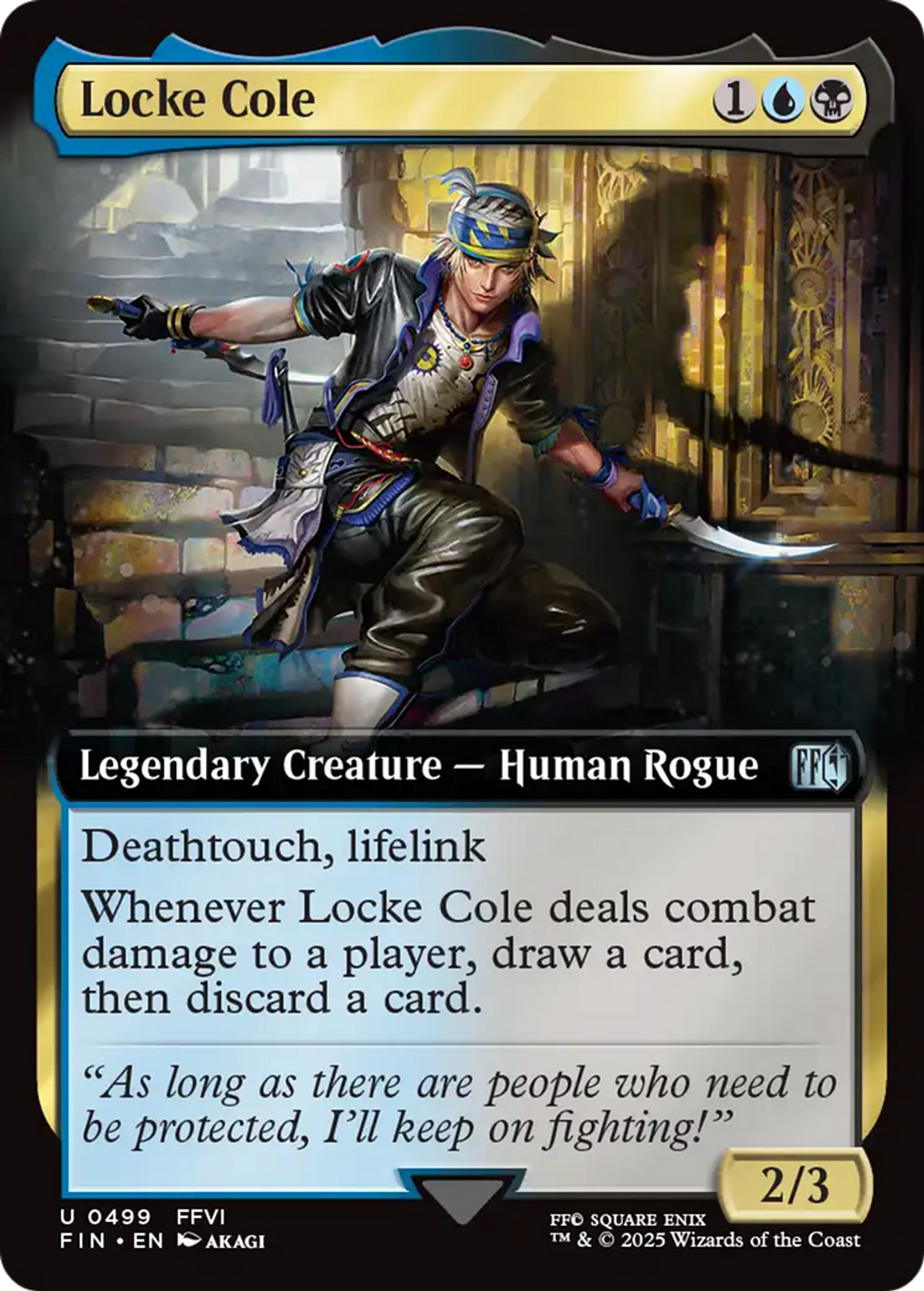 Locke Cole — Final Fantasy — Magic: The Gathering