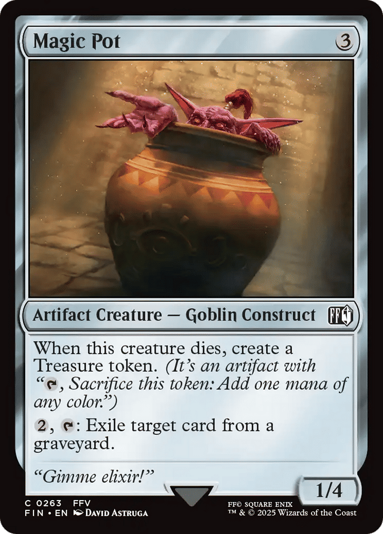 Magic Pot — Final Fantasy — Magic: The Gathering