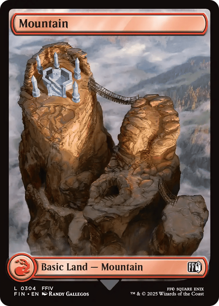 Montagne — Final Fantasy — Magic: The Gathering