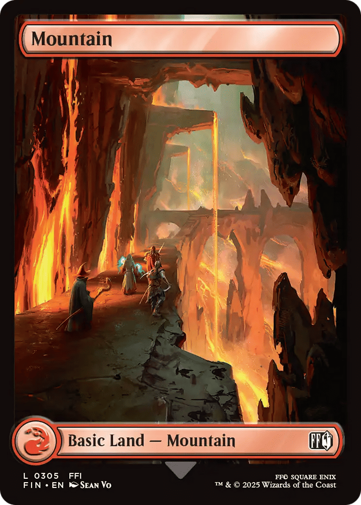 Montagne — Final Fantasy — Magic: The Gathering