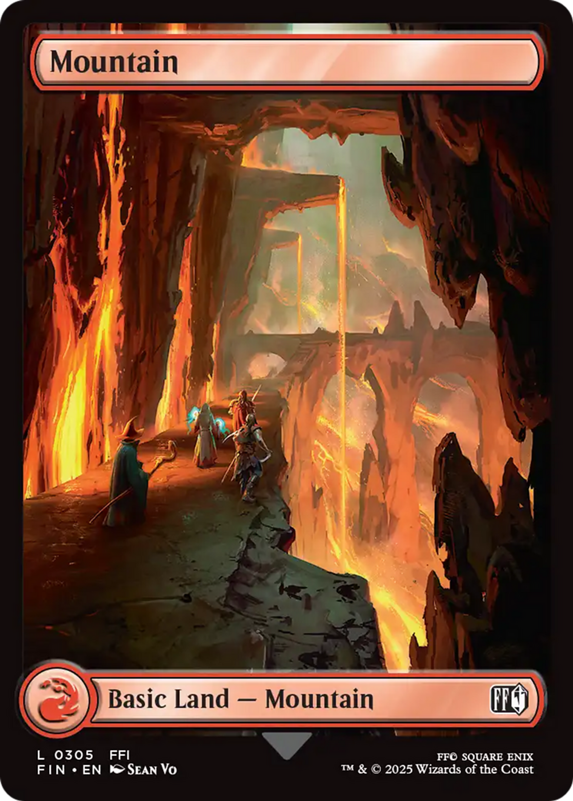Montagne — Final Fantasy — Magic: The Gathering
