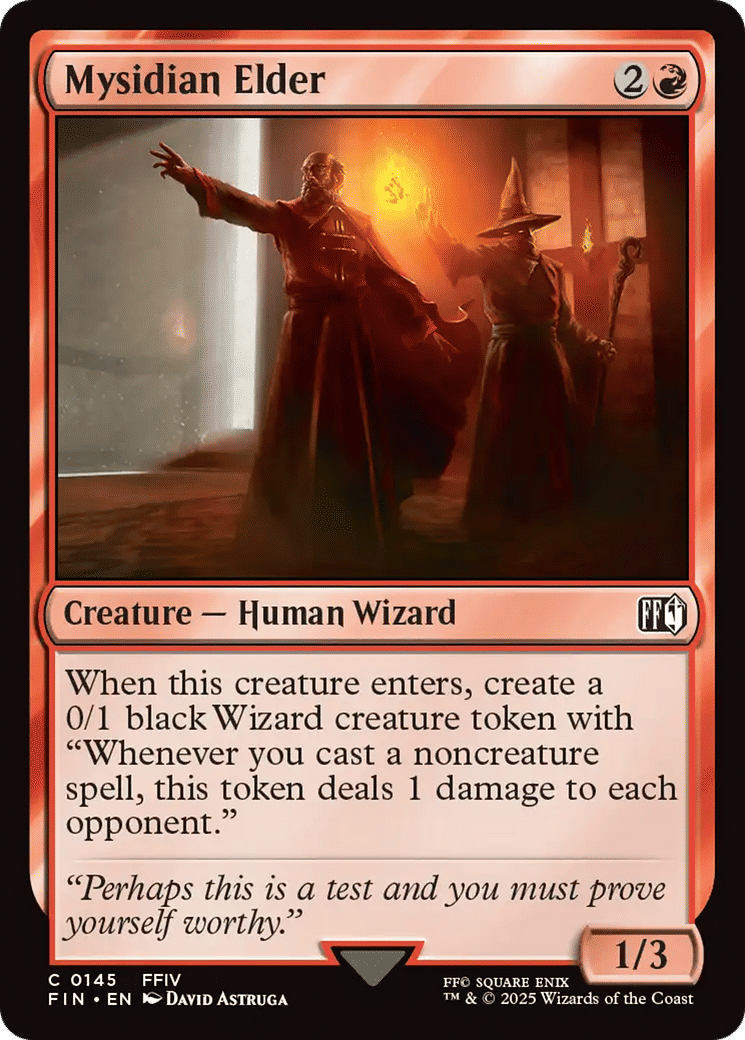 Mysidian Elder — Final Fantasy — Magic: The Gathering