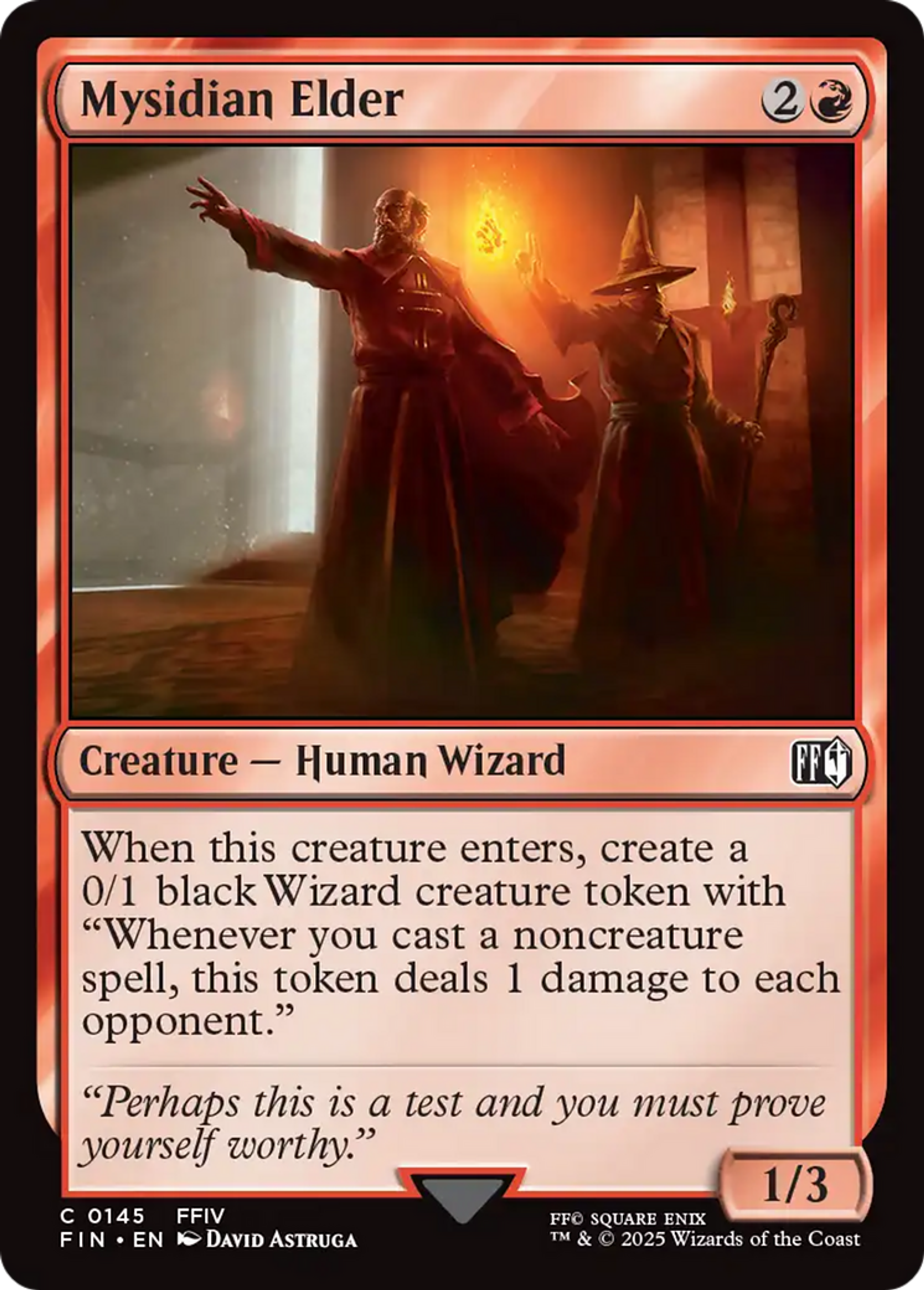 Mysidian Elder — Final Fantasy — Magic: The Gathering