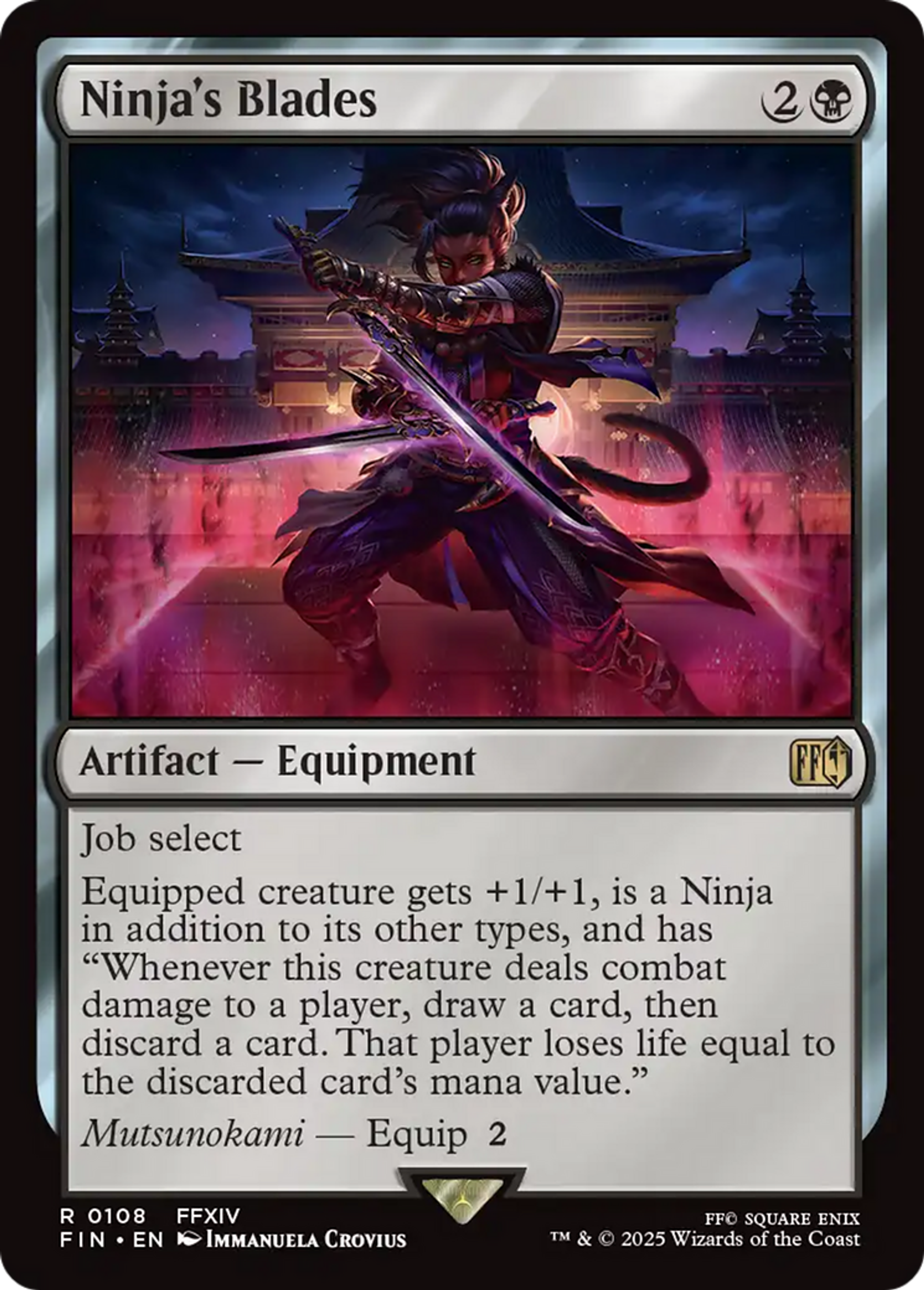 Ninja's Blades — Final Fantasy — Magic: The Gathering