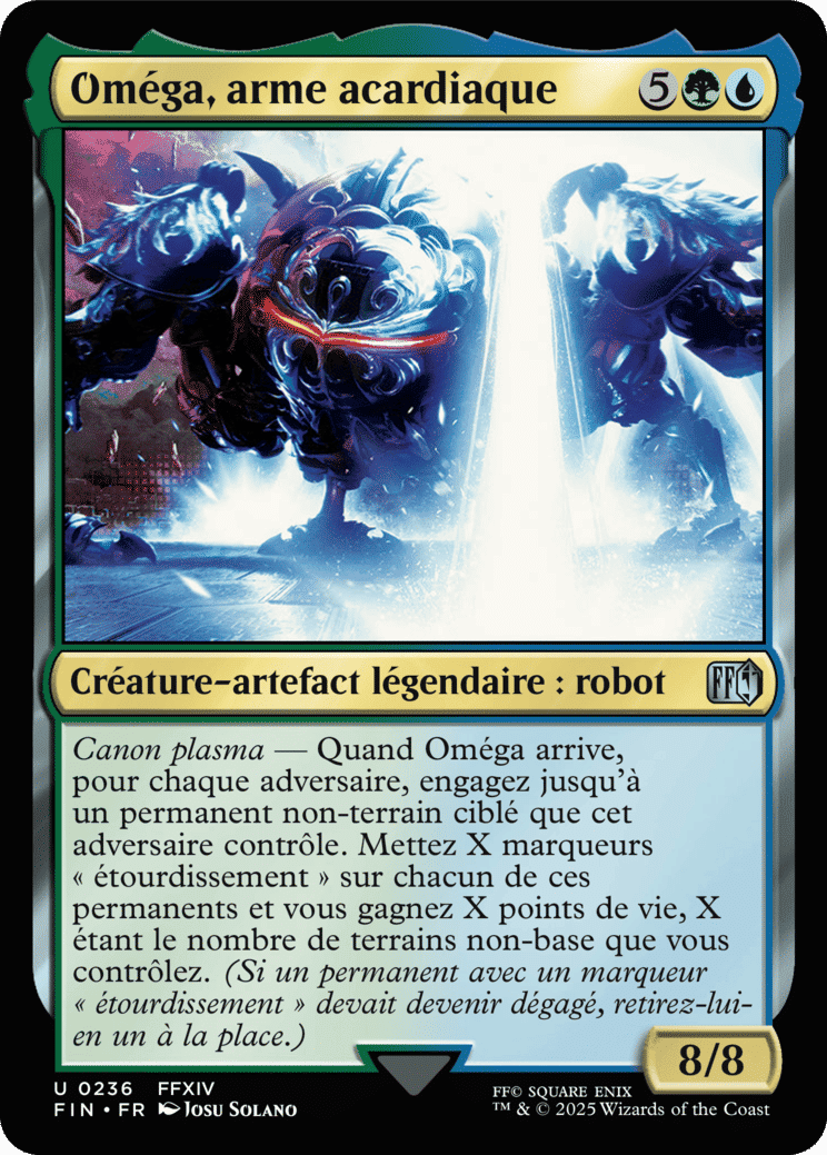 Oméga, arme acardiaque — Final Fantasy — Magic: The Gathering