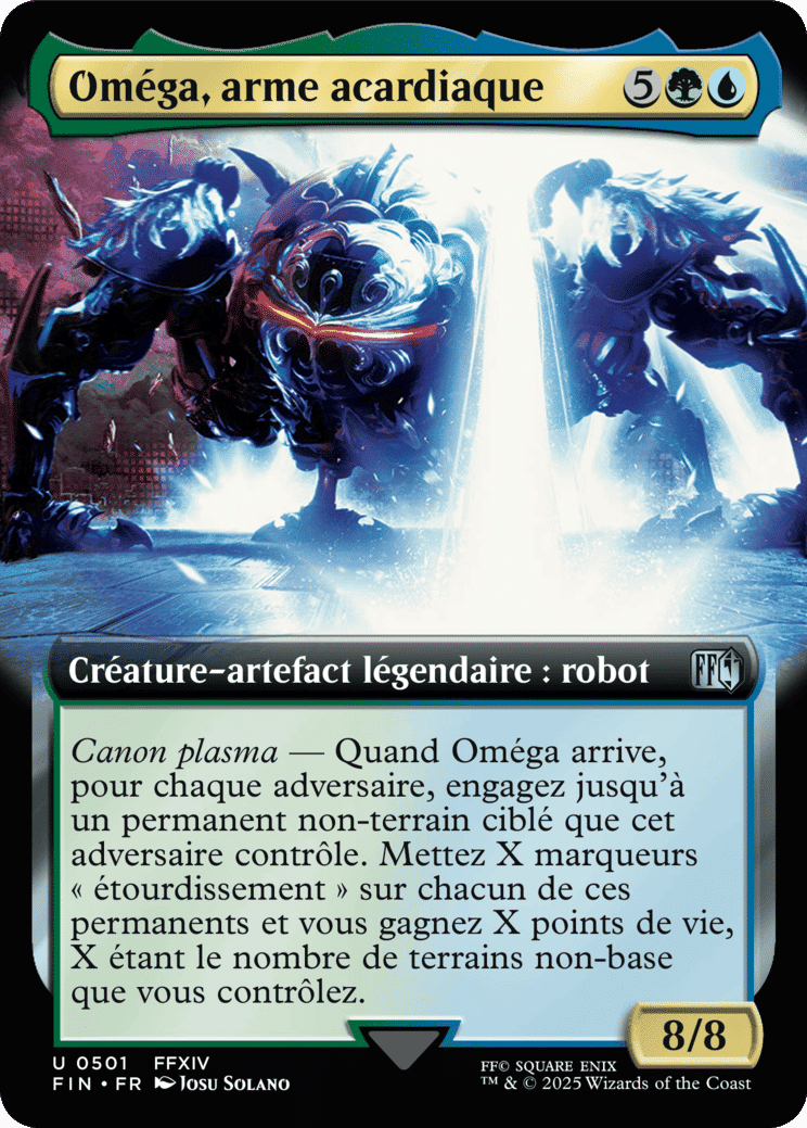Oméga, arme acardiaque — Final Fantasy — Magic: The Gathering
