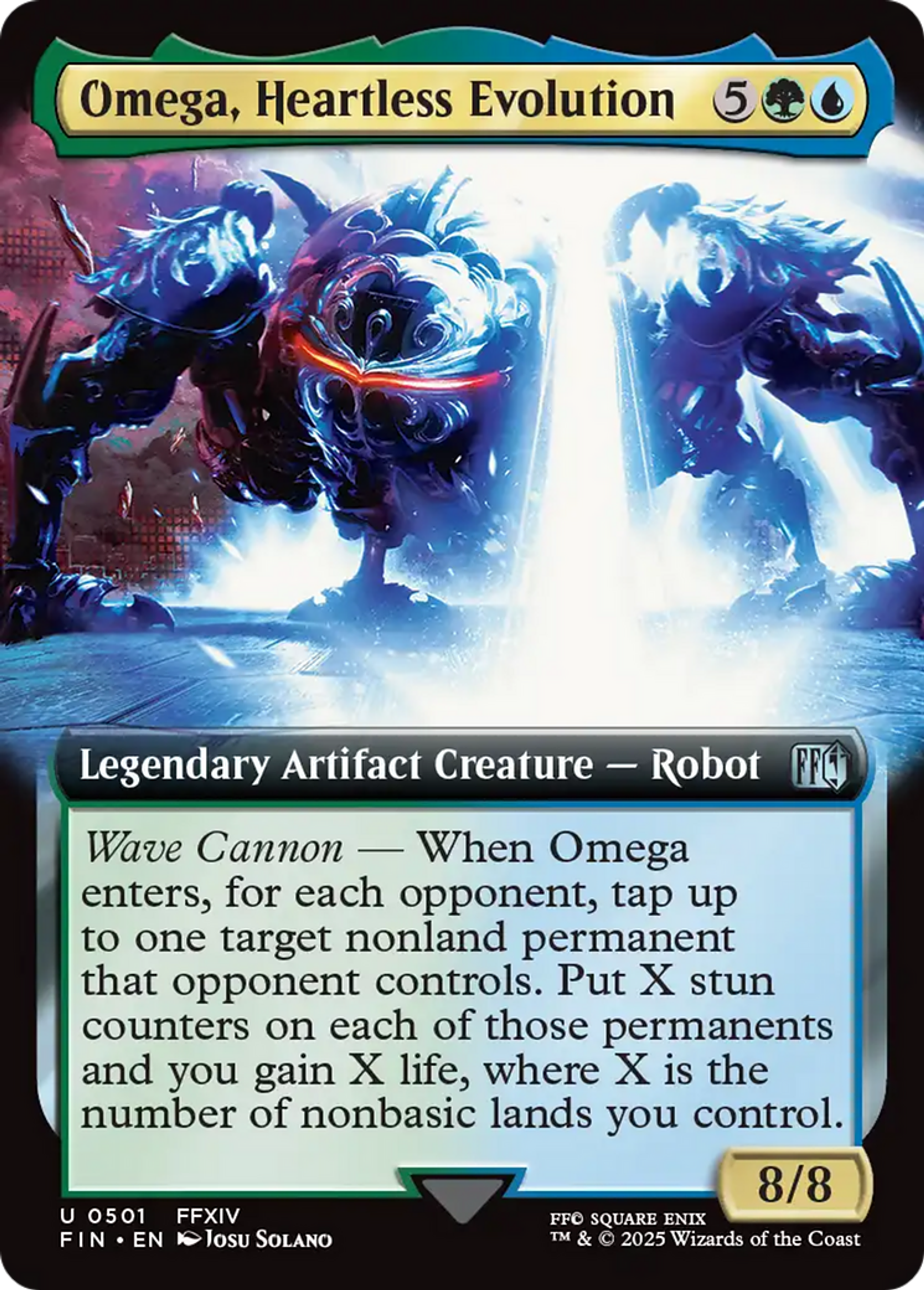 Omega, Heartless Evolution — Final Fantasy — Magic: The Gathering