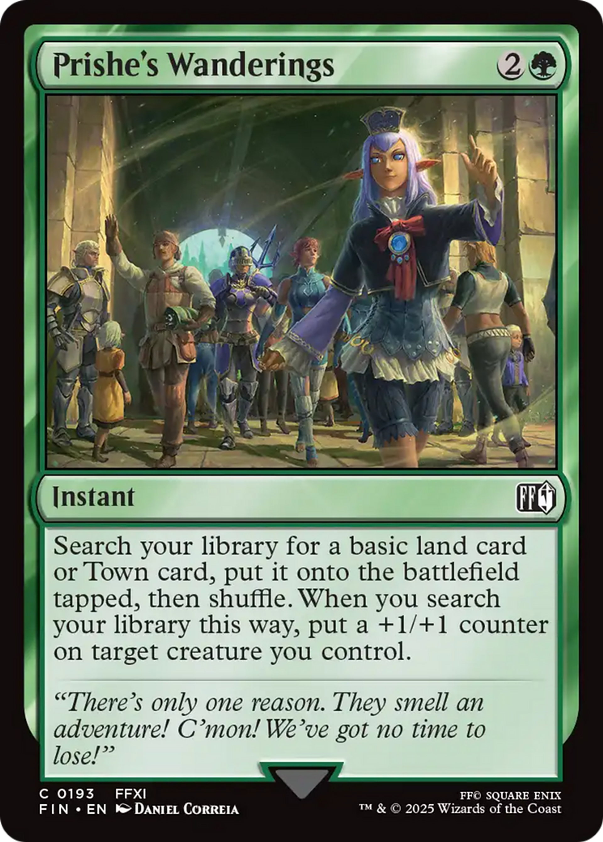 Le périple de Prishe — Final Fantasy — Magic: The Gathering