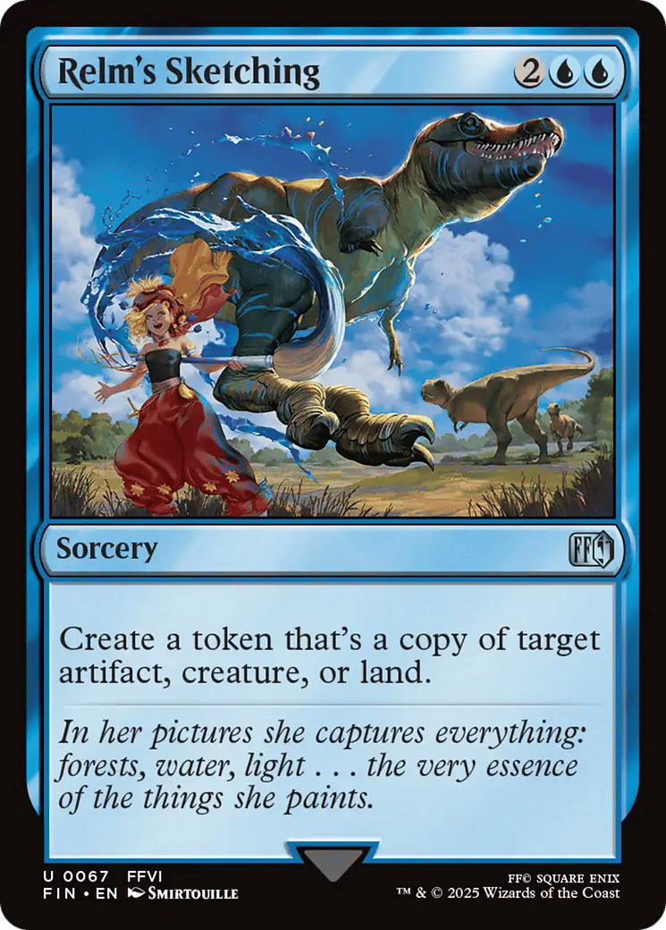 Relm's Sketching — Final Fantasy — Magic: The Gathering