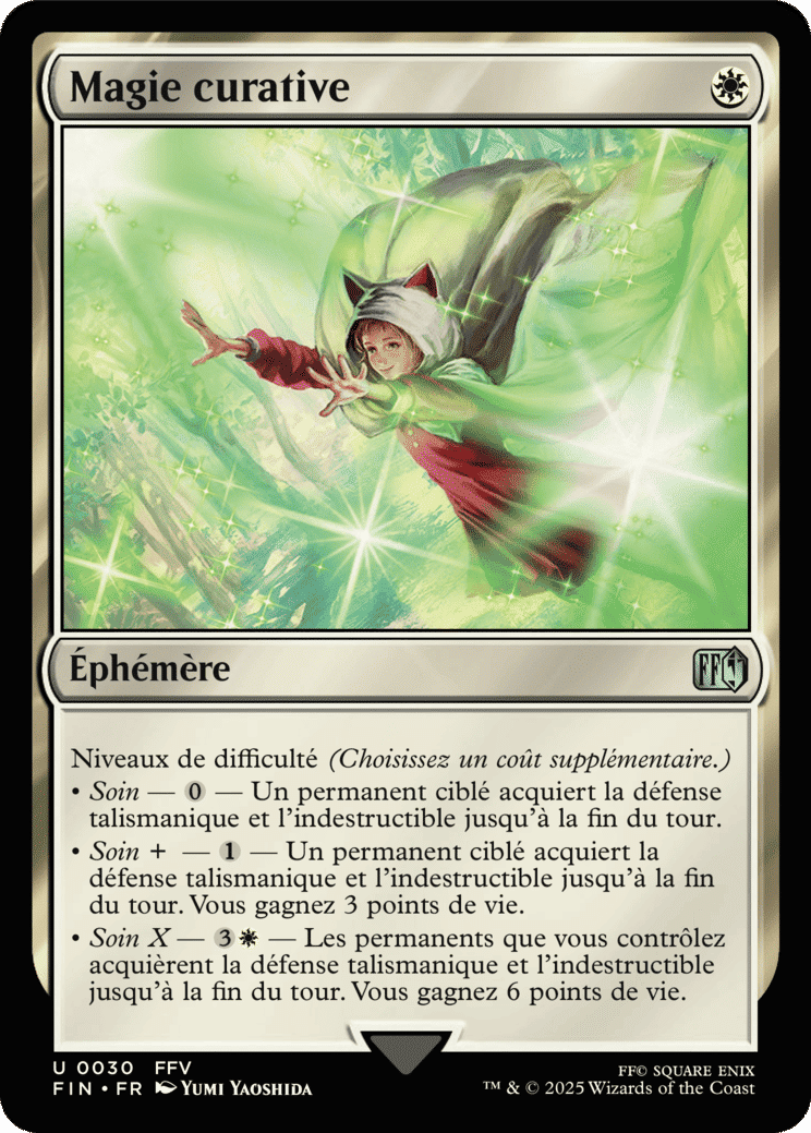 Magie curative — Final Fantasy — Magic: The Gathering