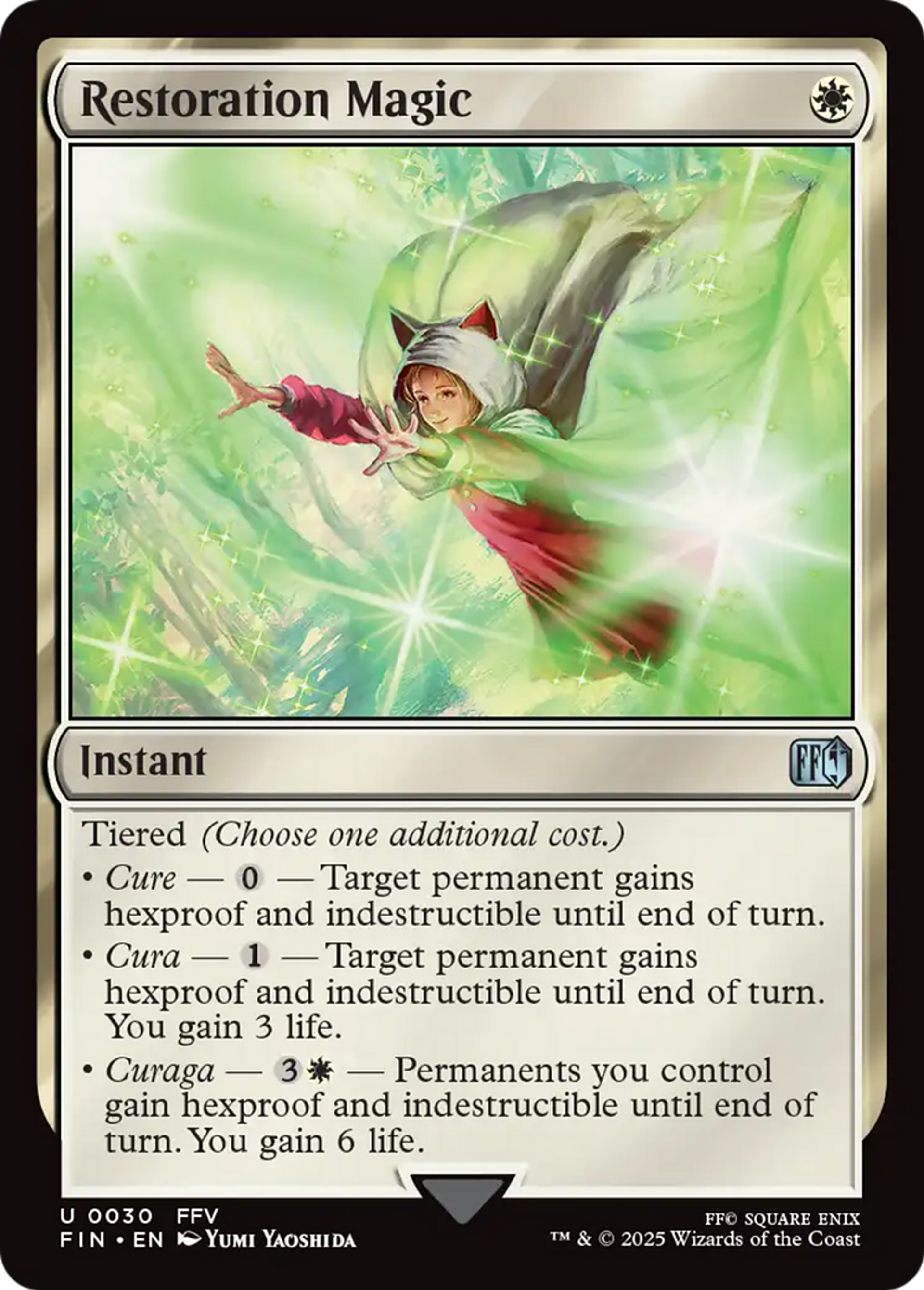 Magie curative — Final Fantasy — Magic: The Gathering