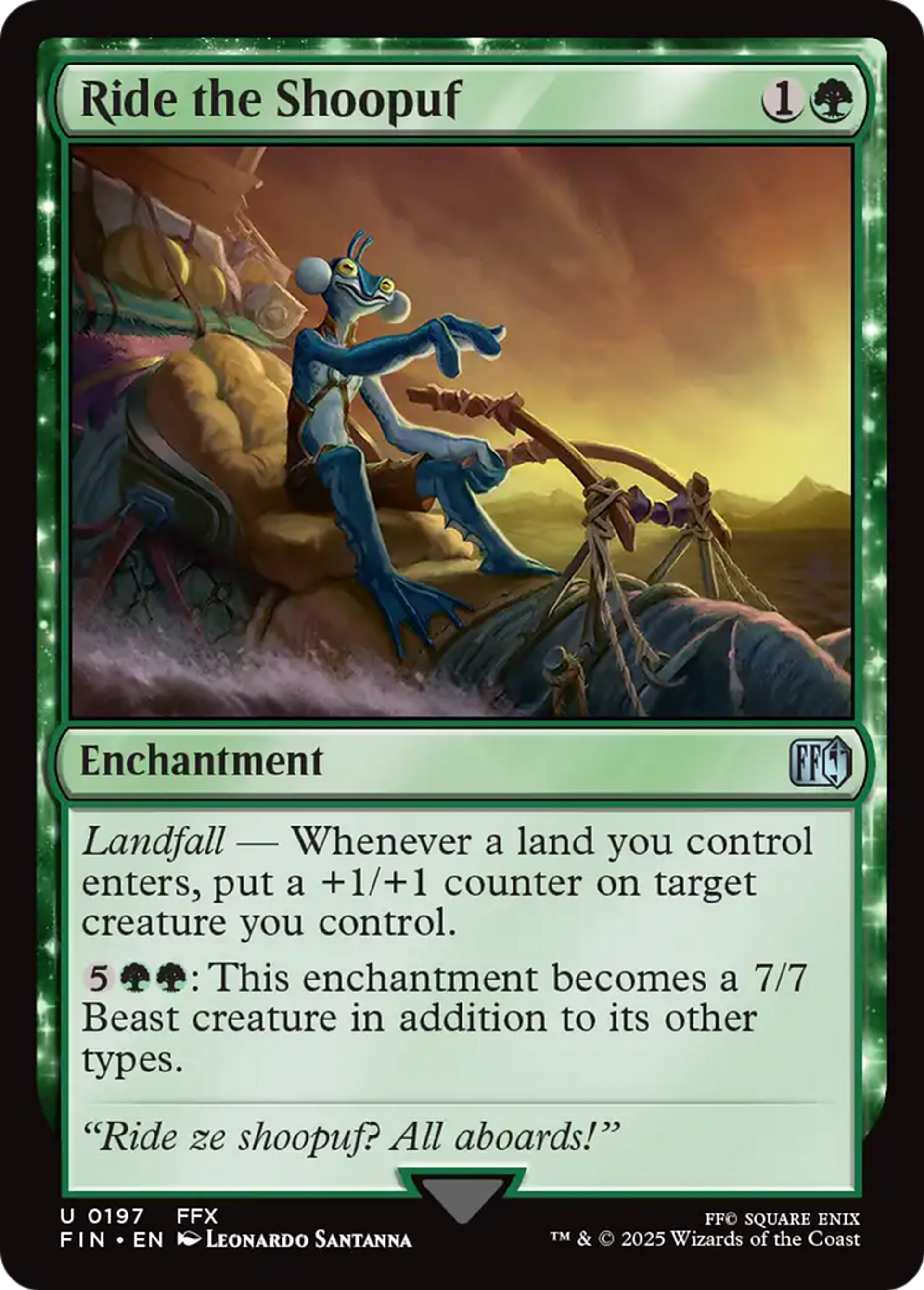 Chevaucher le shoopuf — Final Fantasy — Magic: The Gathering
