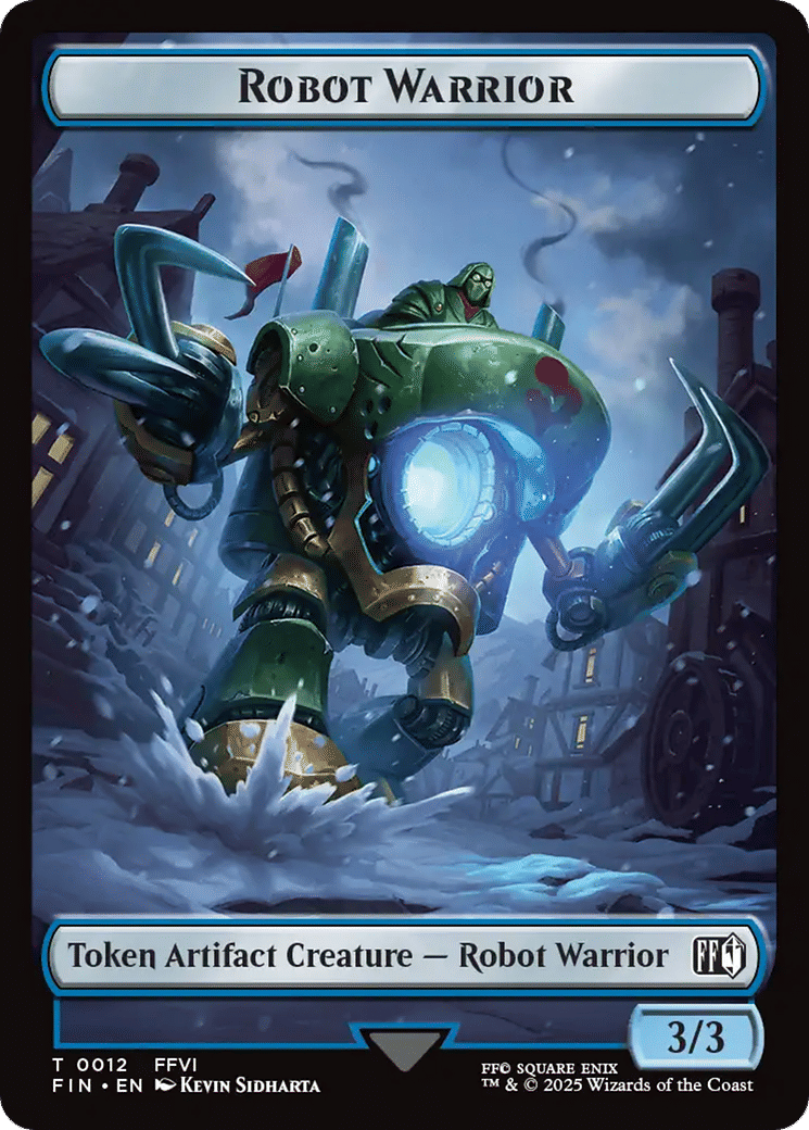 Robot Warrior — Final Fantasy — Magic: The Gathering