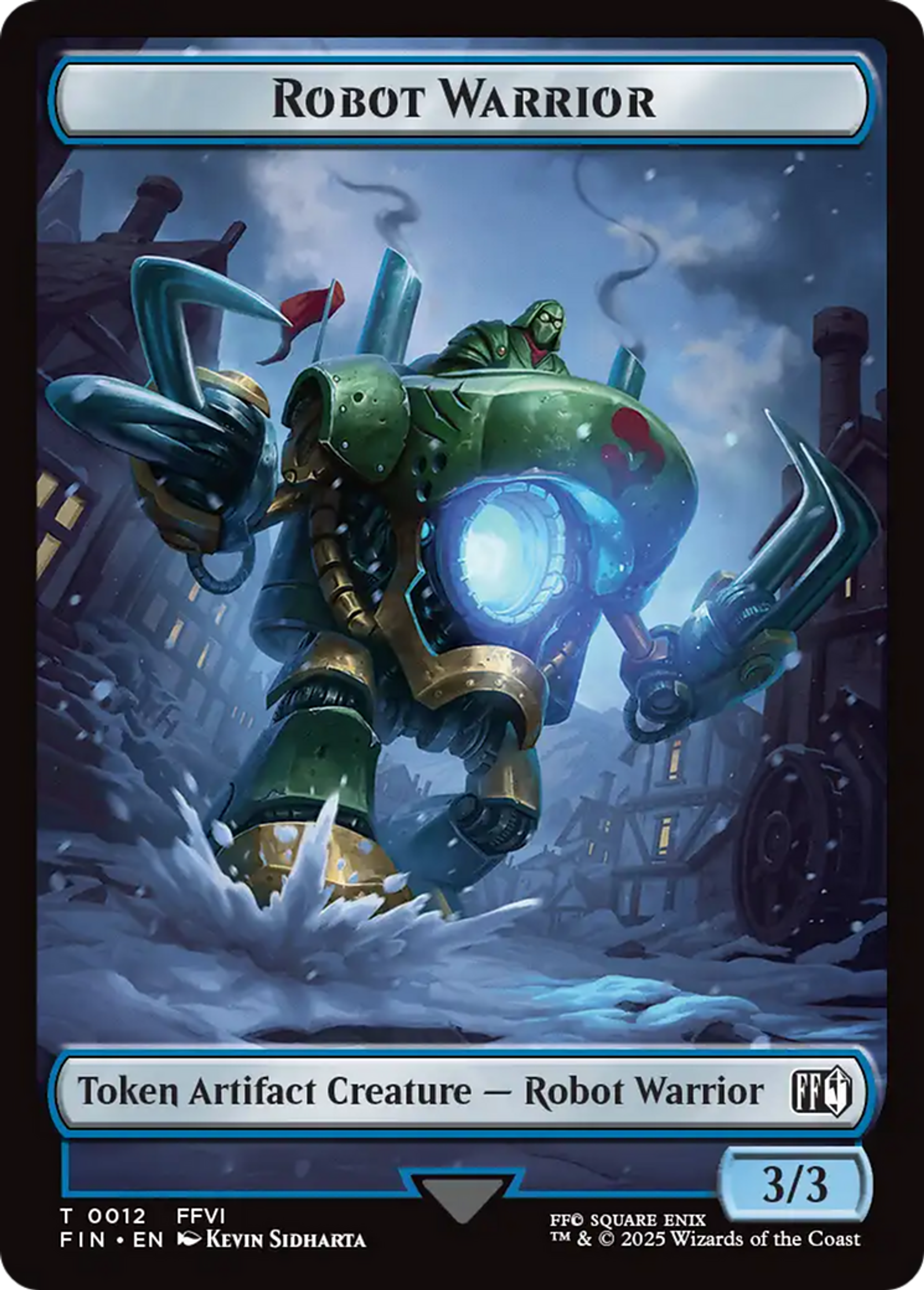Robot Warrior — Final Fantasy — Magic: The Gathering