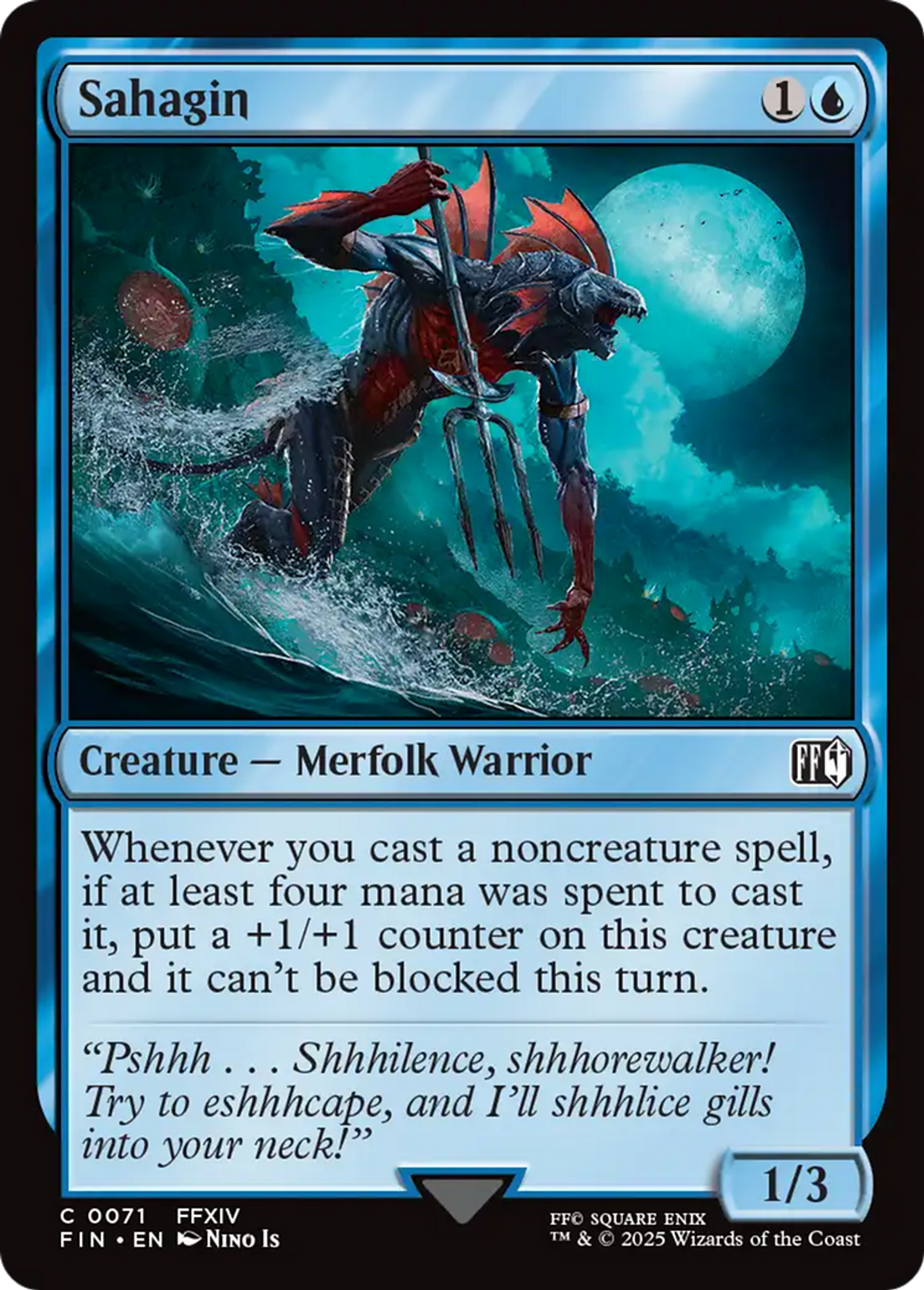 Sahagin — Final Fantasy — Magic: The Gathering