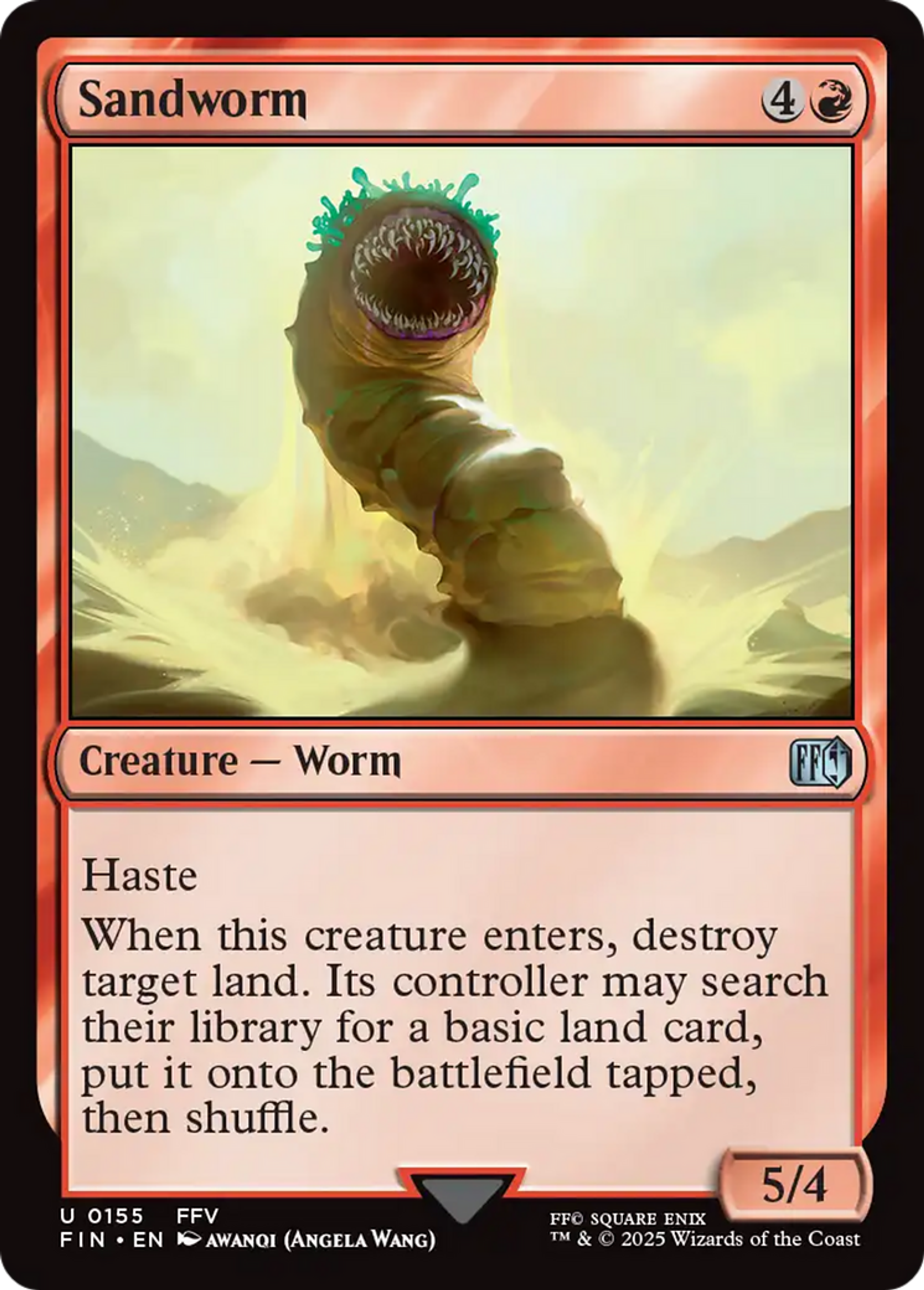 Ver des sables — Final Fantasy — Magic: The Gathering