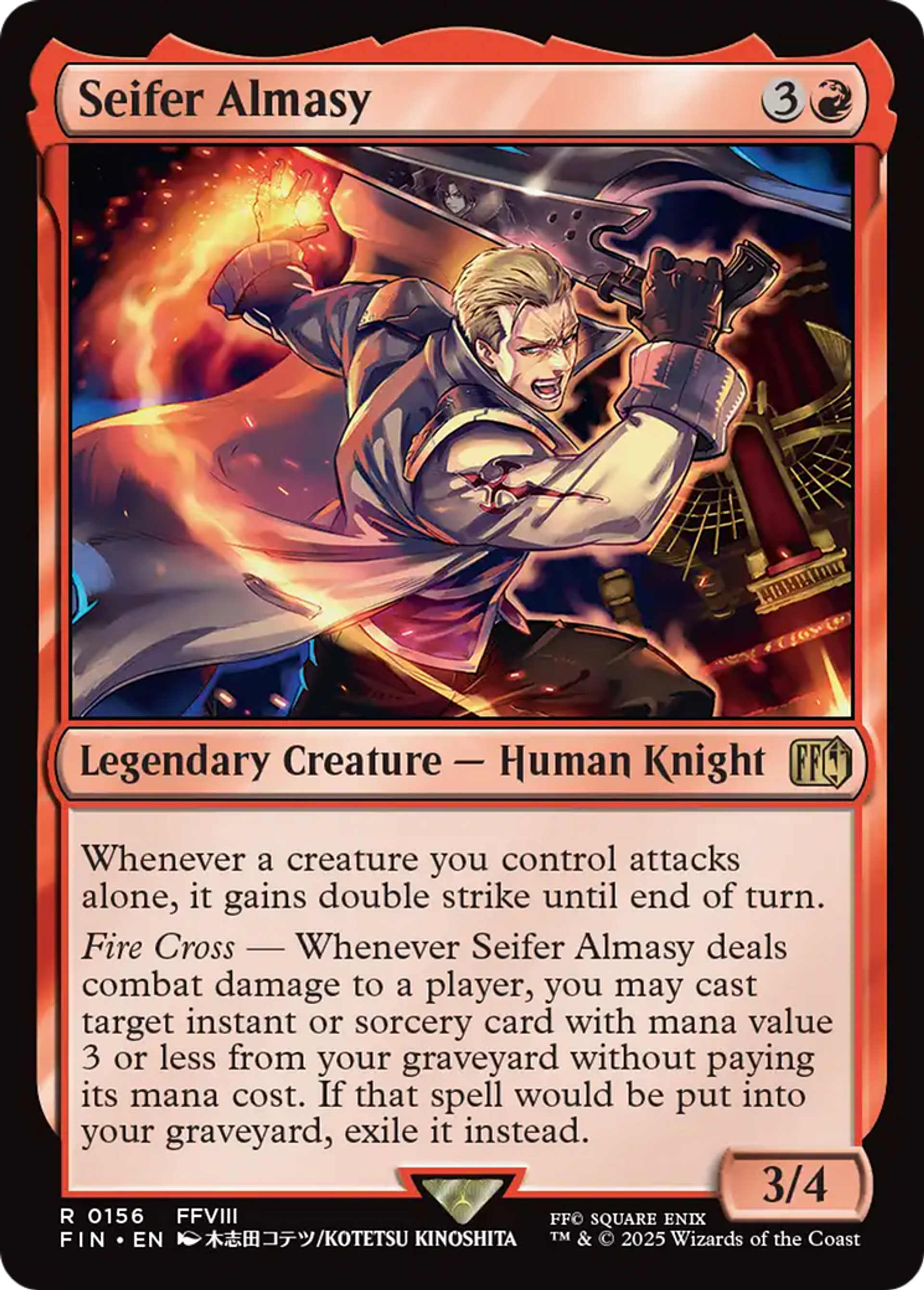 Seifer Almasy — Final Fantasy — Magic: The Gathering