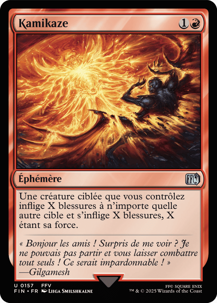 Kamikaze — Final Fantasy — Magic: The Gathering
