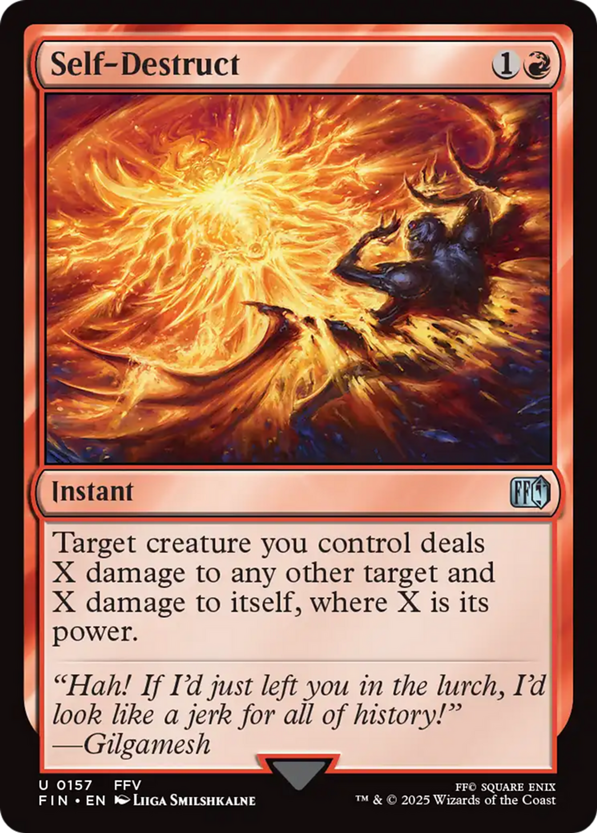 Kamikaze — Final Fantasy — Magic: The Gathering