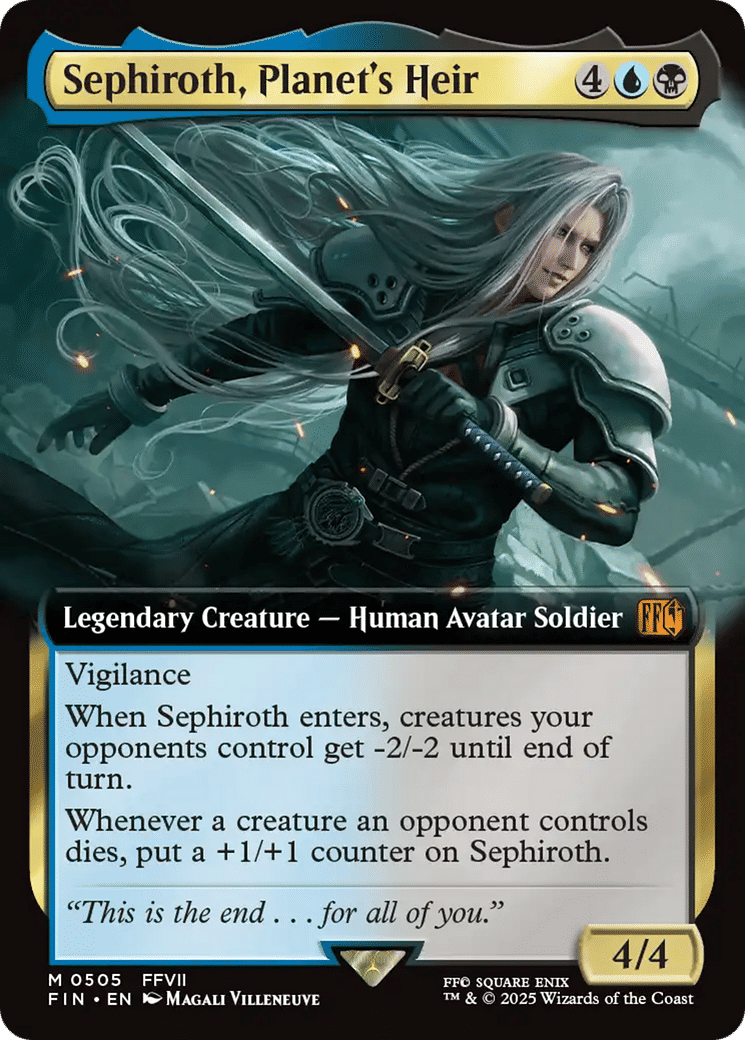 Sephiroth, Planet's Heir — Final Fantasy — Magic: The Gathering