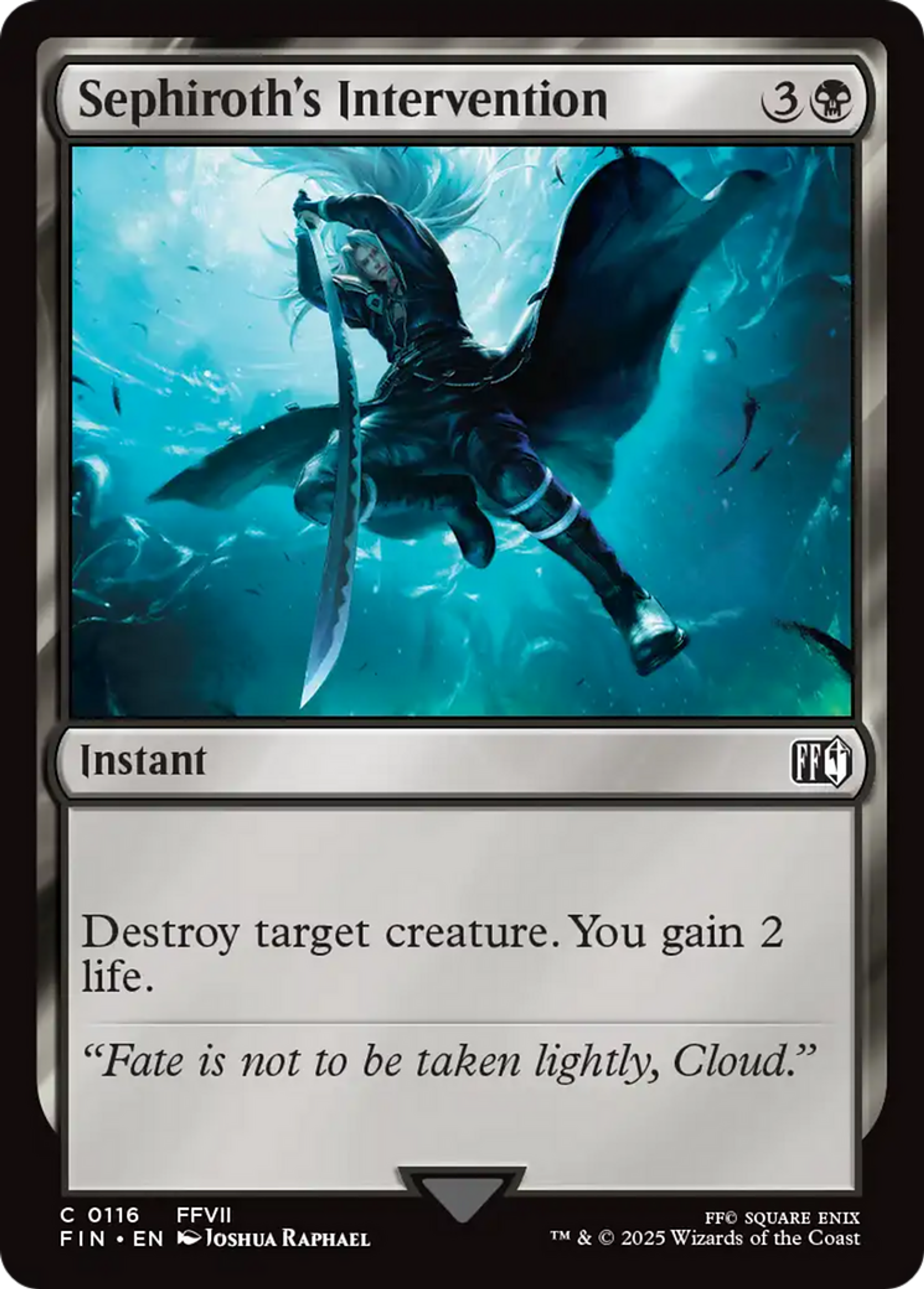 Intervention de Séphiroth — Final Fantasy — Magic: The Gathering