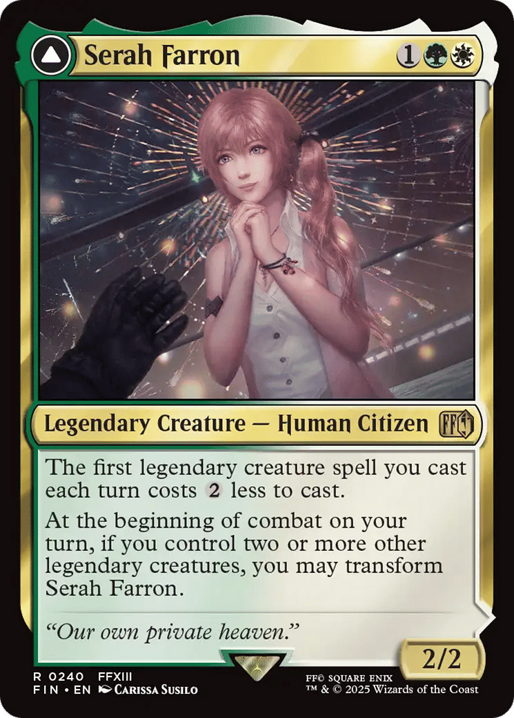 Serah Farron // Crystallized Serah — Final Fantasy — Magic: The Gathering