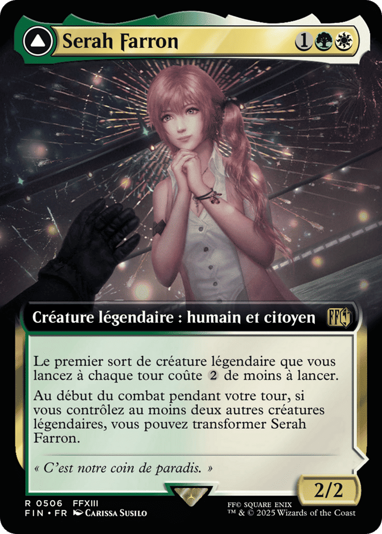 Serah Farron // Crystallized Serah — Final Fantasy — Magic: The Gathering