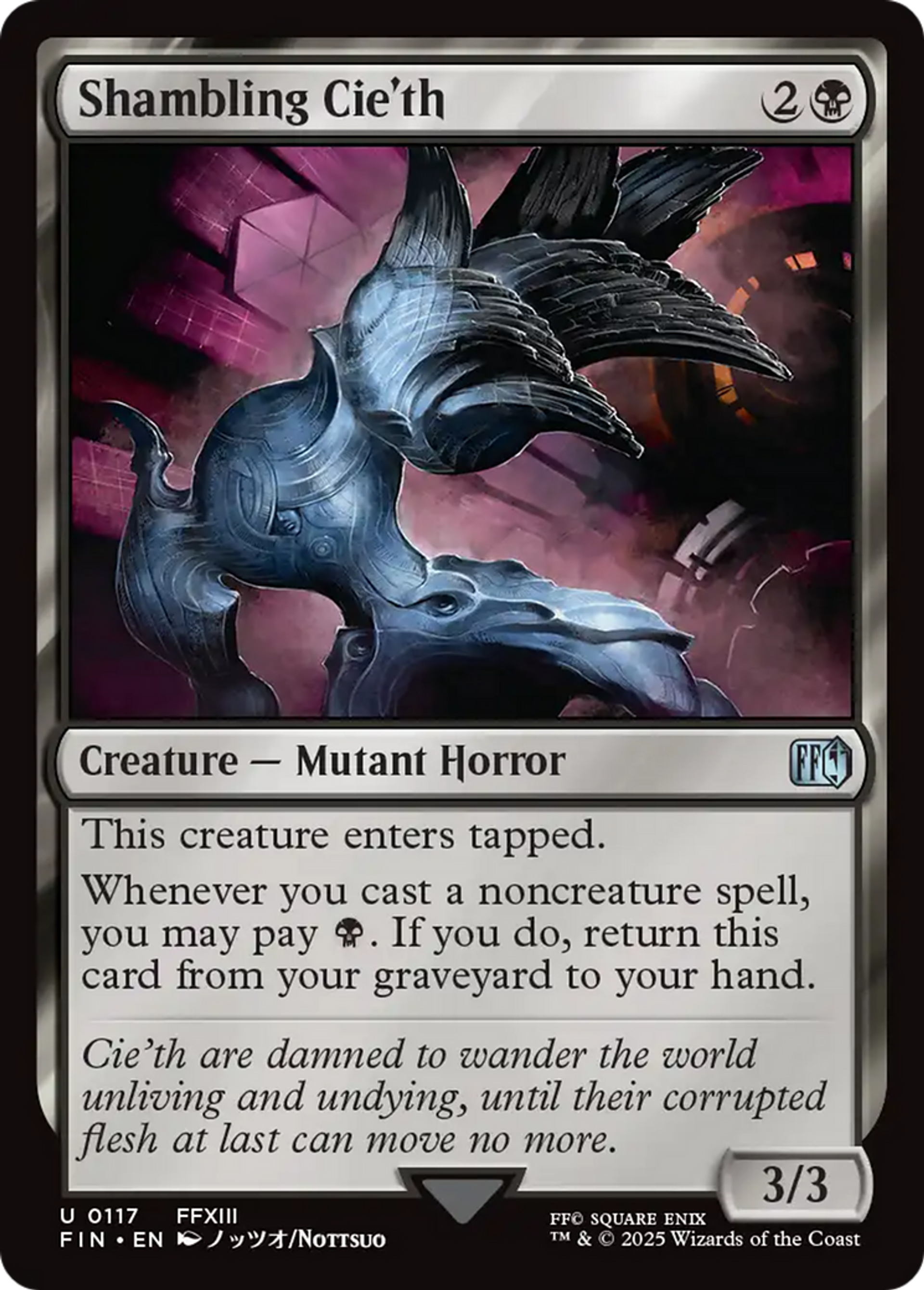 Shambling Cie'th — Final Fantasy — Magic: The Gathering