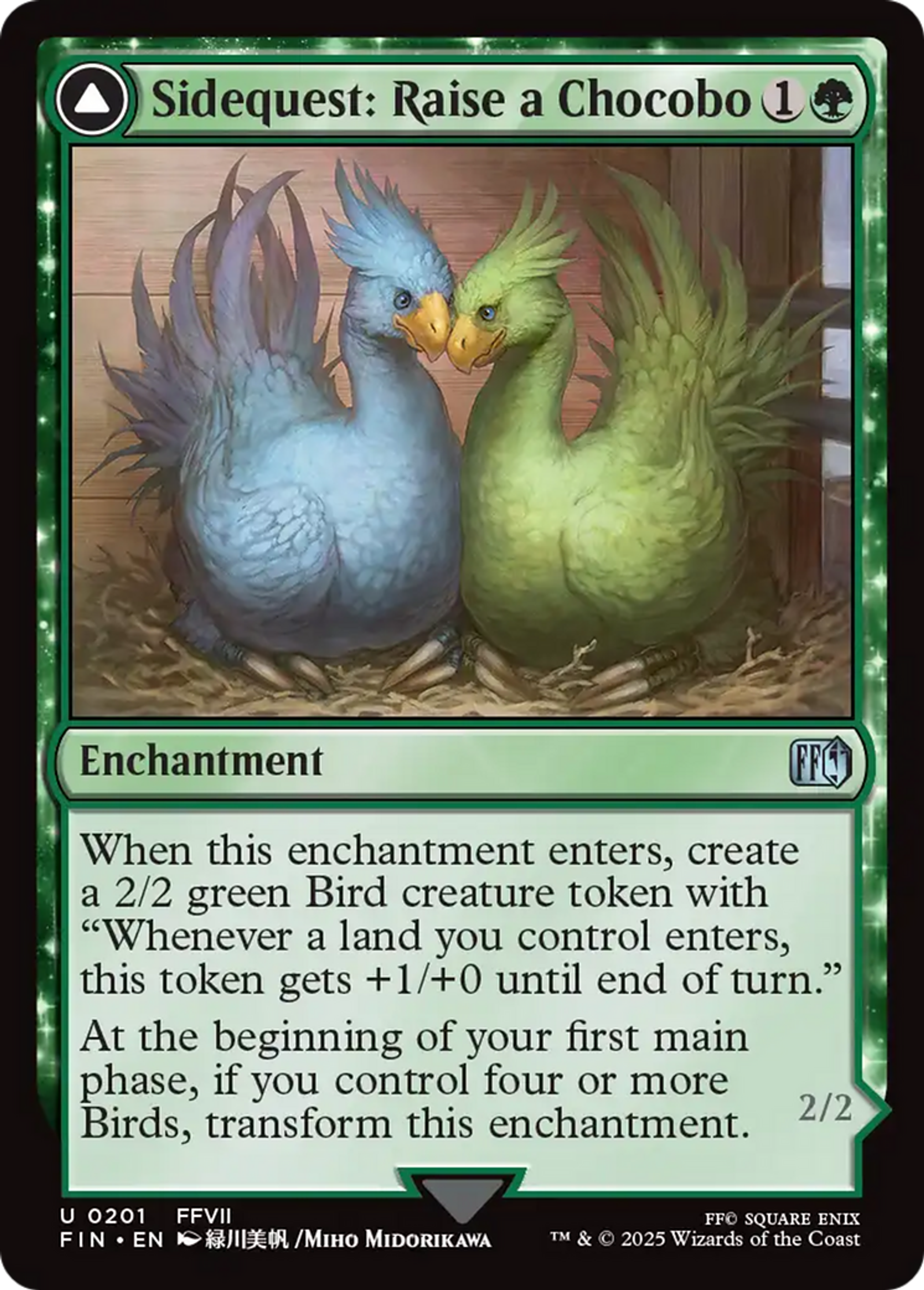 Sidequest: Raise a Chocobo // Black Chocobo — Final Fantasy — Magic: The Gathering