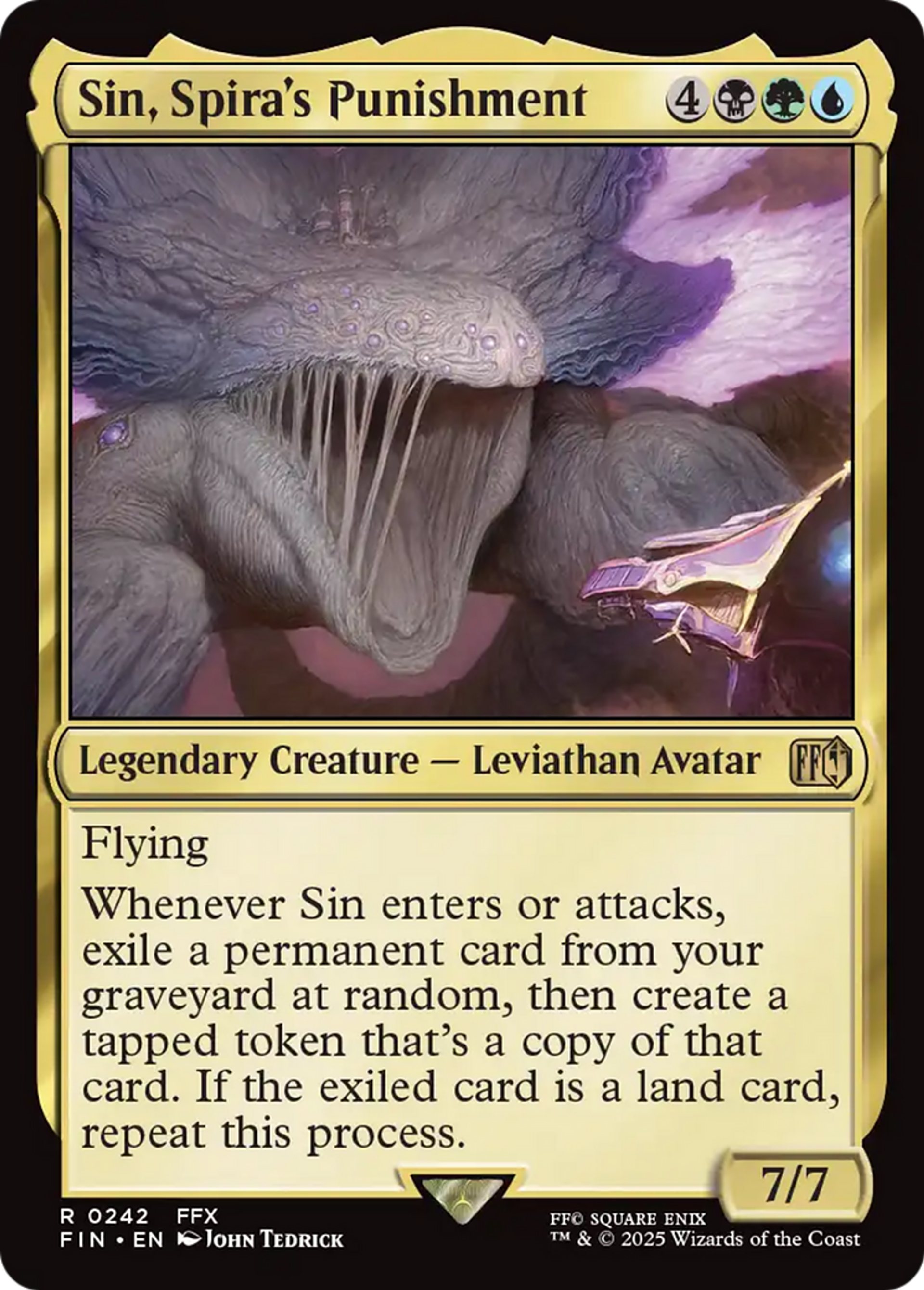 Sin, Spira's Punishment — Final Fantasy — Magic: The Gathering