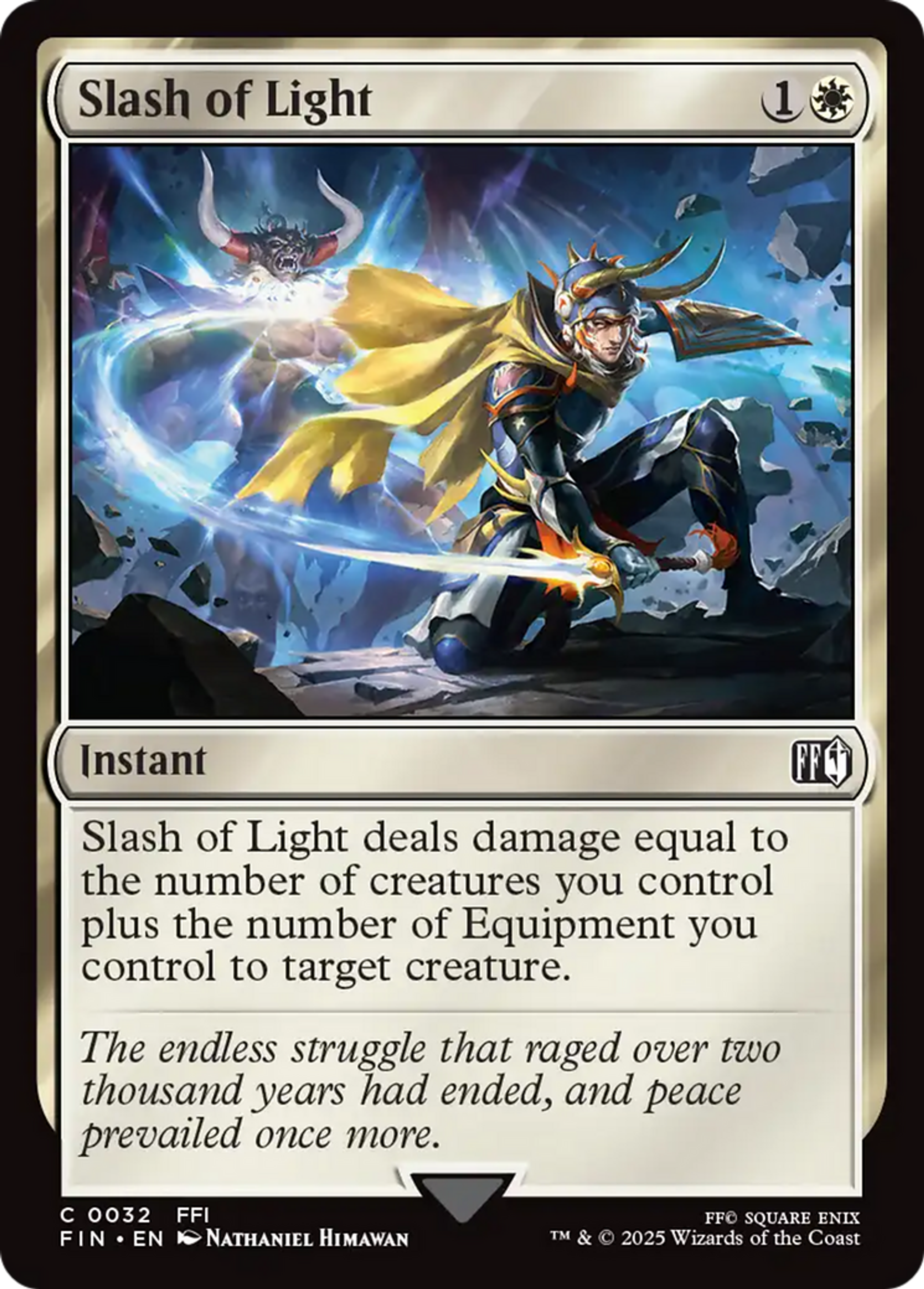 Slash of Light — Final Fantasy — Magic: The Gathering