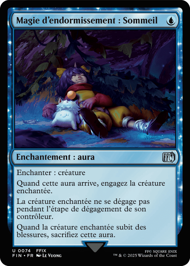 Sort d'endormissement : Sommeil — Final Fantasy — Magic: The Gathering