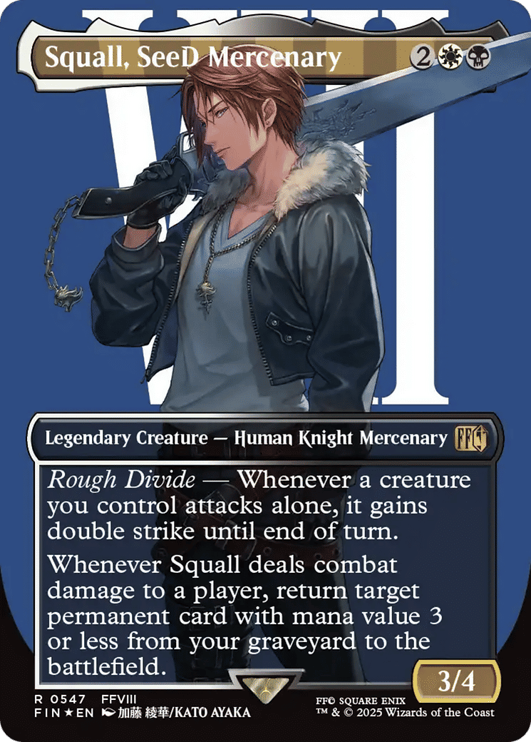 Squall, SeeD Mercenary — Final Fantasy — Magic: The Gathering