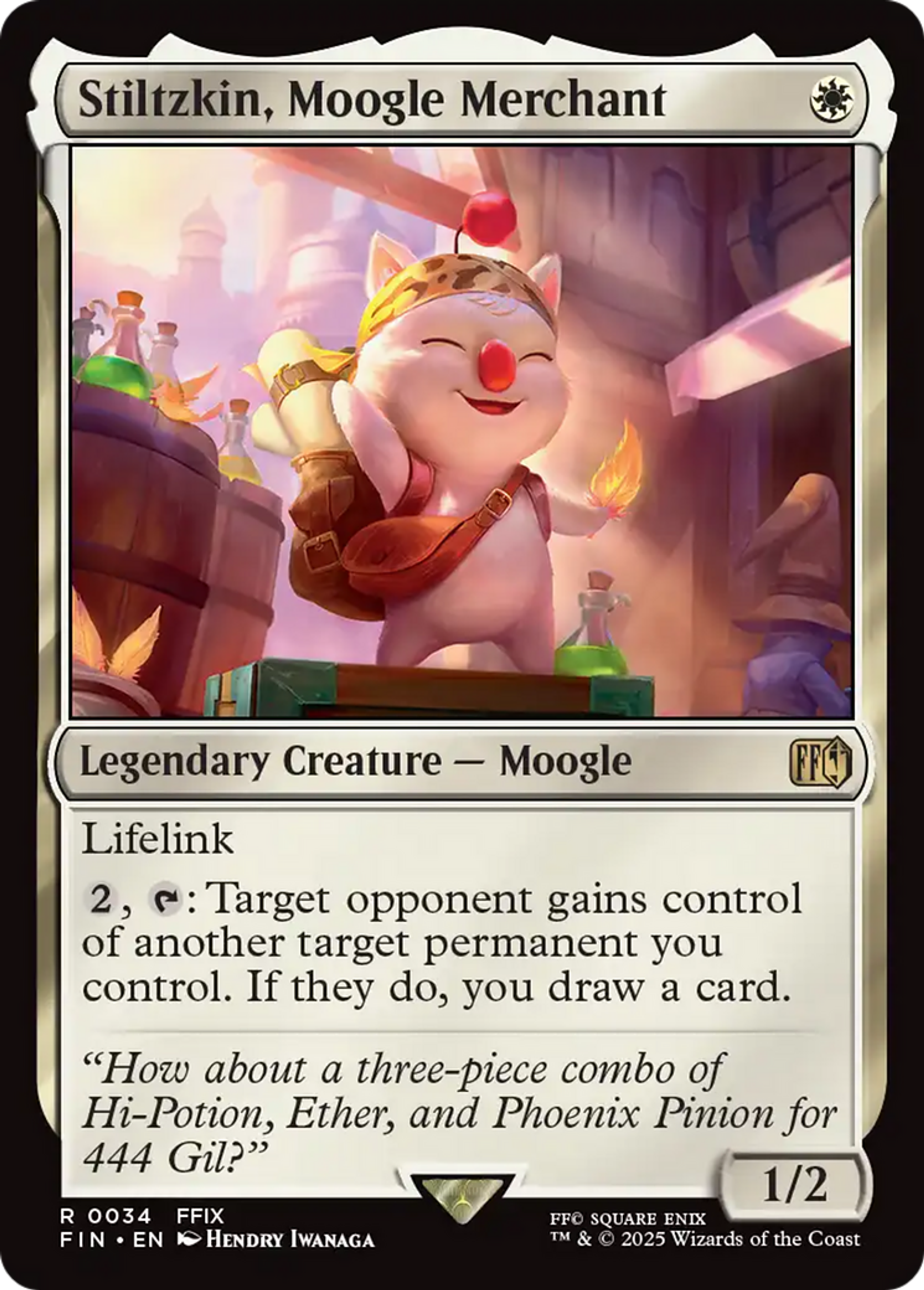 Stiltzkin, marchand mog — Final Fantasy — Magic: The Gathering