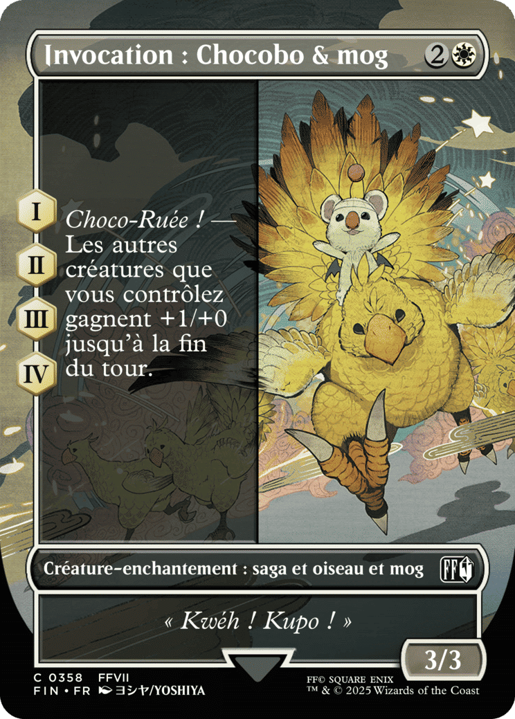 Invocation : choco & mog — Final Fantasy — Magic: The Gathering