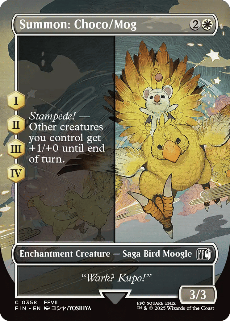 Summon: Choco/Mog — Final Fantasy — Magic: The Gathering