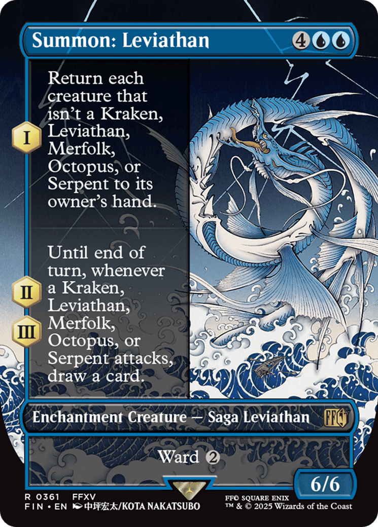 Summon: Leviathan — Final Fantasy — Magic: The Gathering