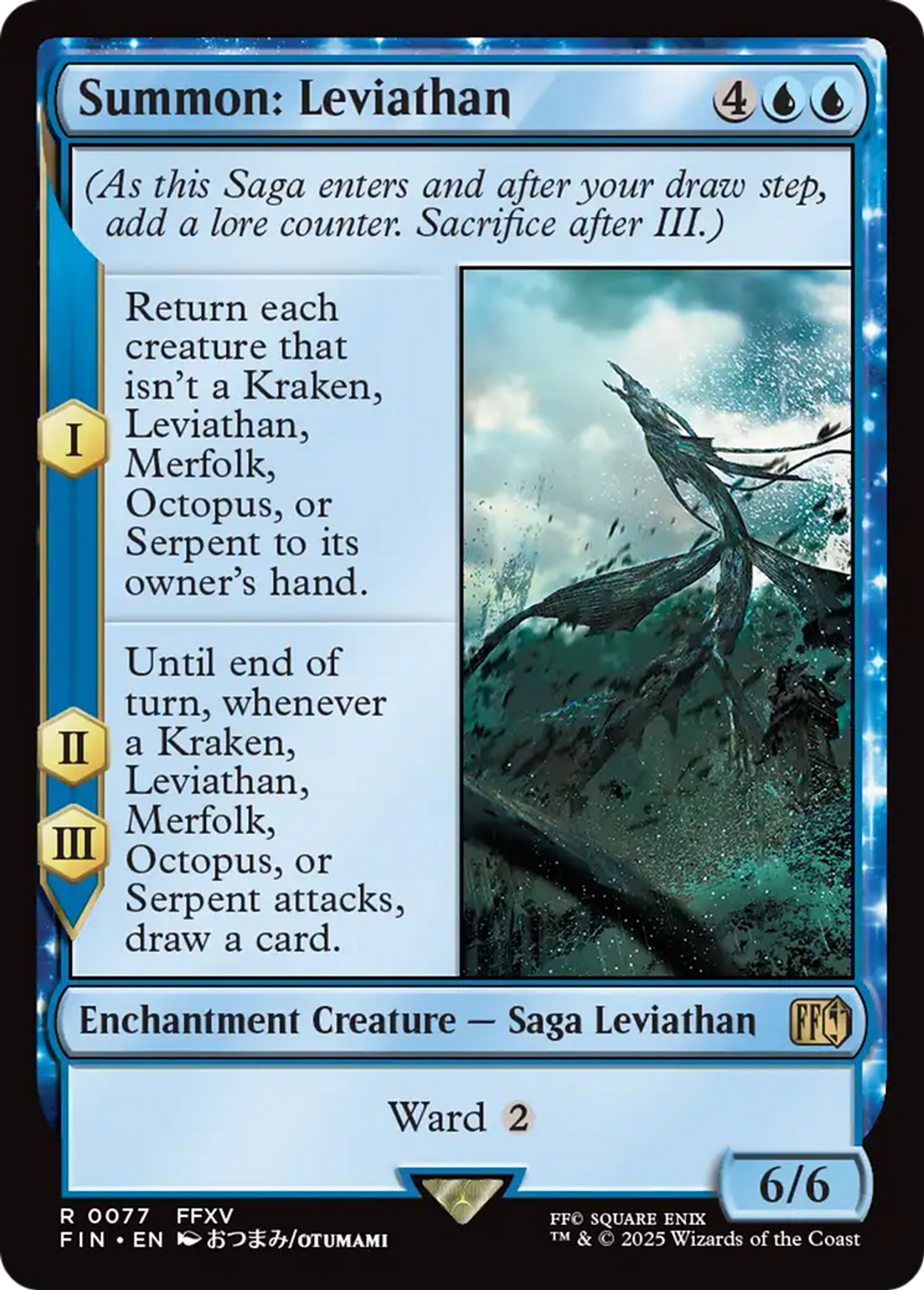 Summon: Leviathan — Final Fantasy — Magic: The Gathering