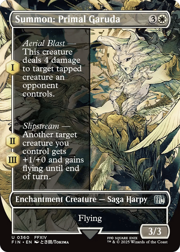 Summon: Primal Garuda — Final Fantasy — Magic: The Gathering