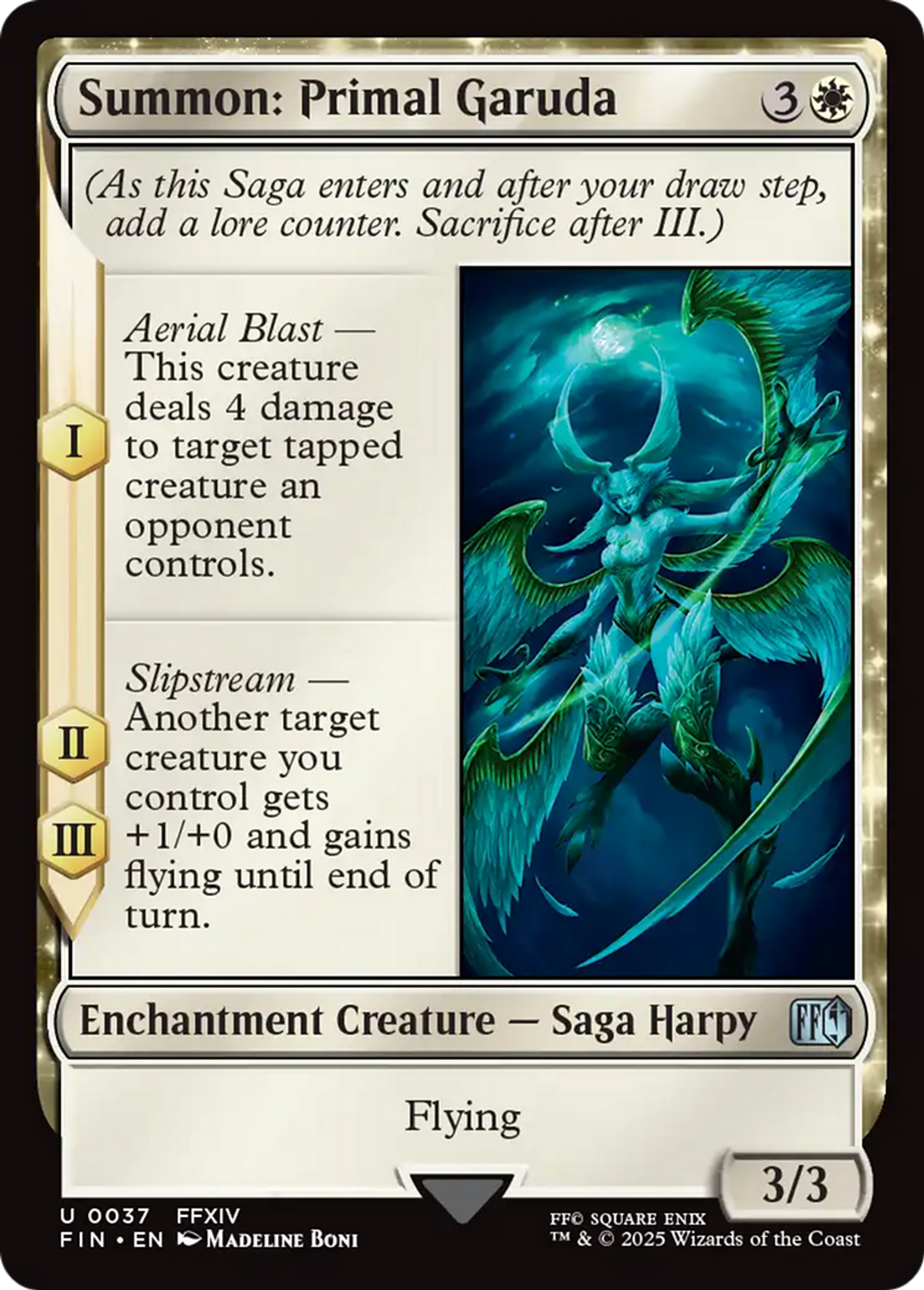 Summon: Primal Garuda — Final Fantasy — Magic: The Gathering