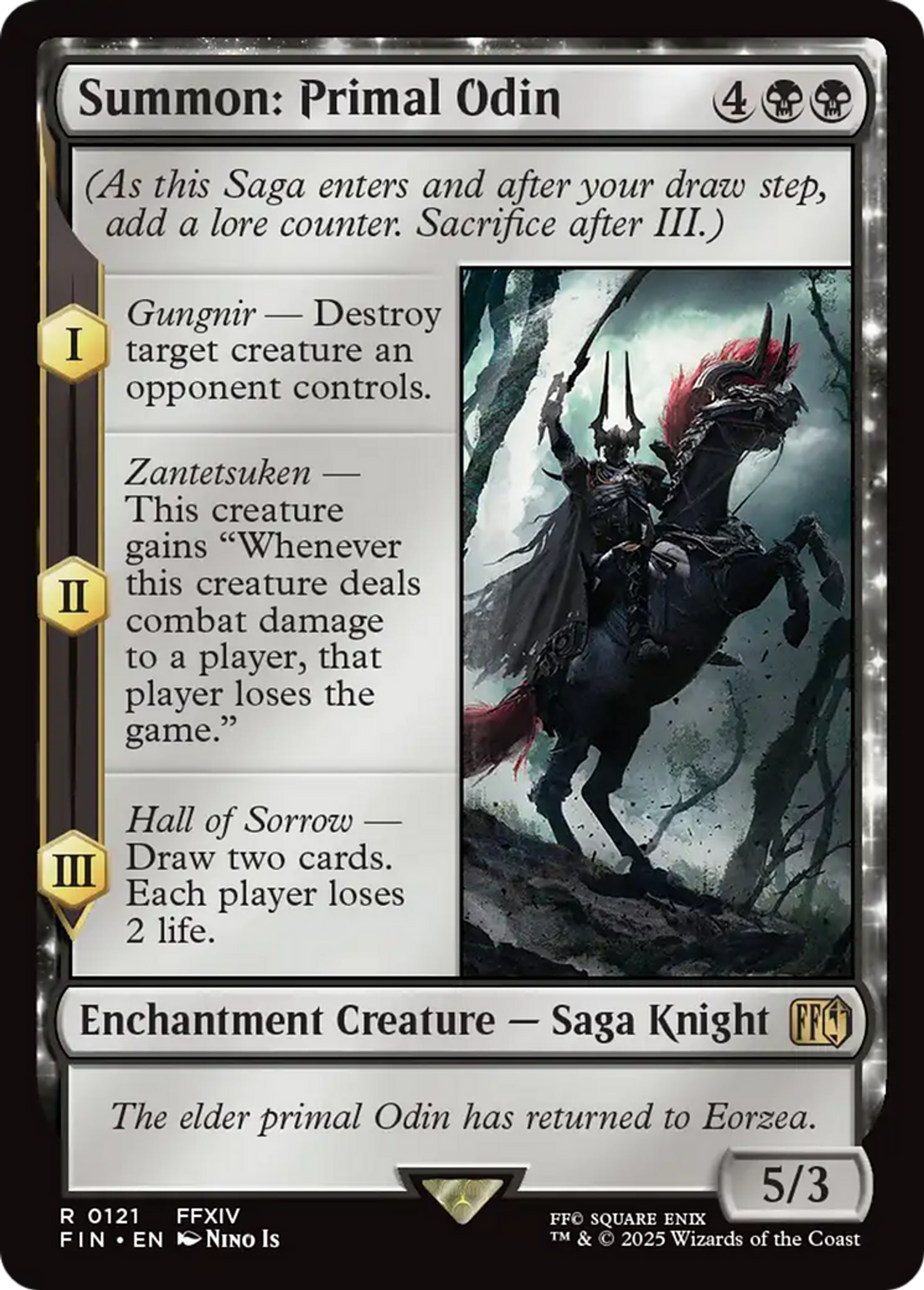 Invocation : Odin, Primordial — Final Fantasy — Magic: The Gathering