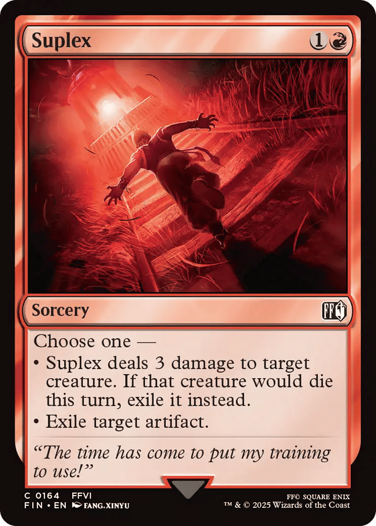 Suplex — Final Fantasy — Magic: The Gathering