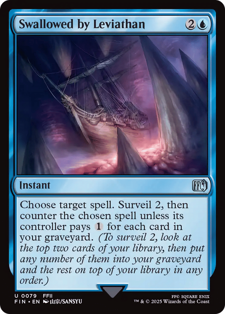 Swallowed by Leviathan — Final Fantasy — Magic: The Gathering