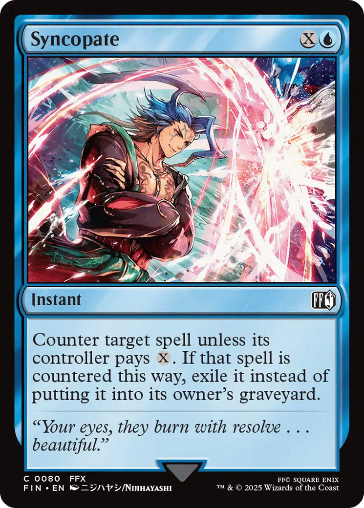 Syncopate — Final Fantasy — Magic: The Gathering