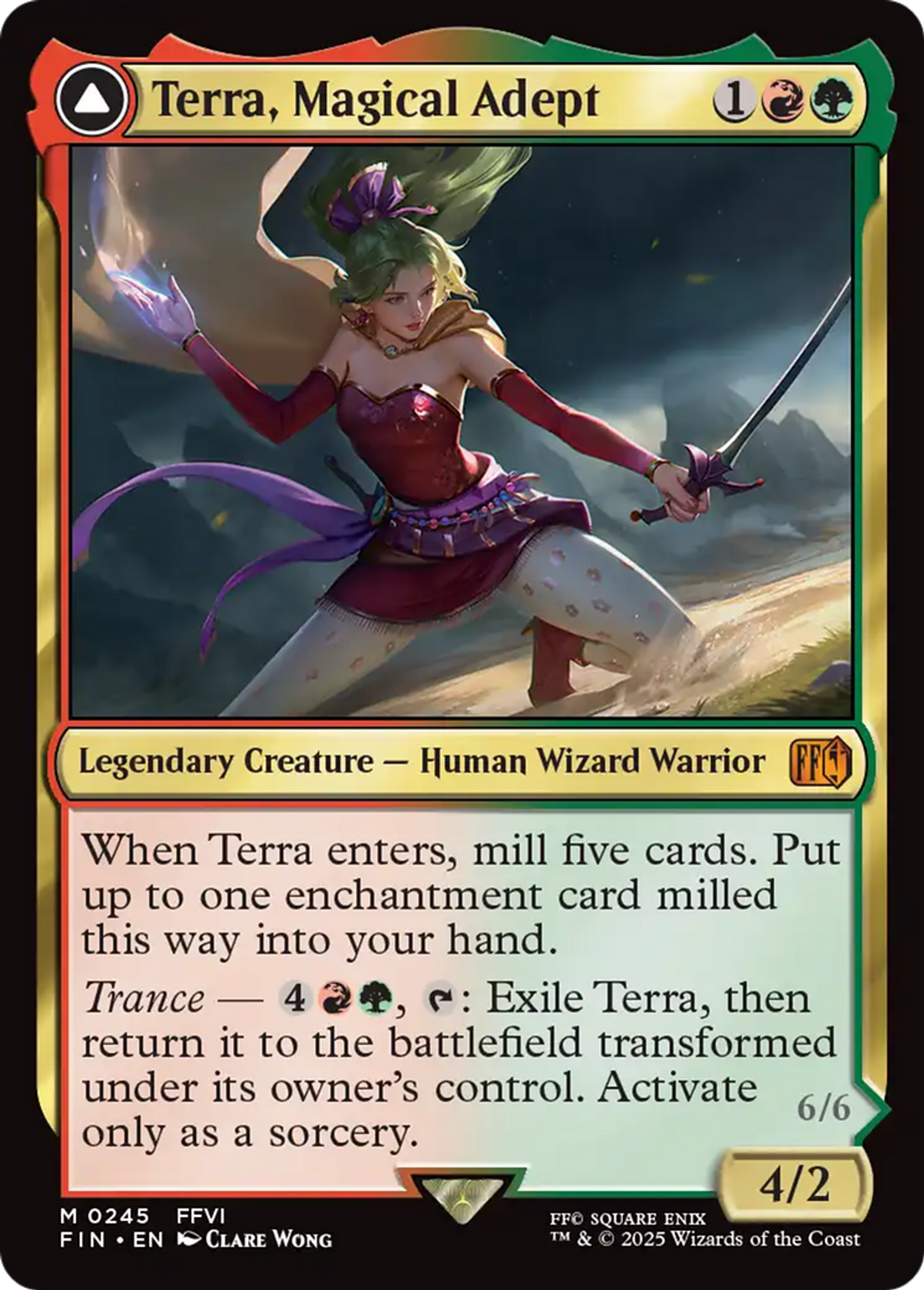 Terra, Magical Adept // Esper Terra — Final Fantasy — Magic: The Gathering