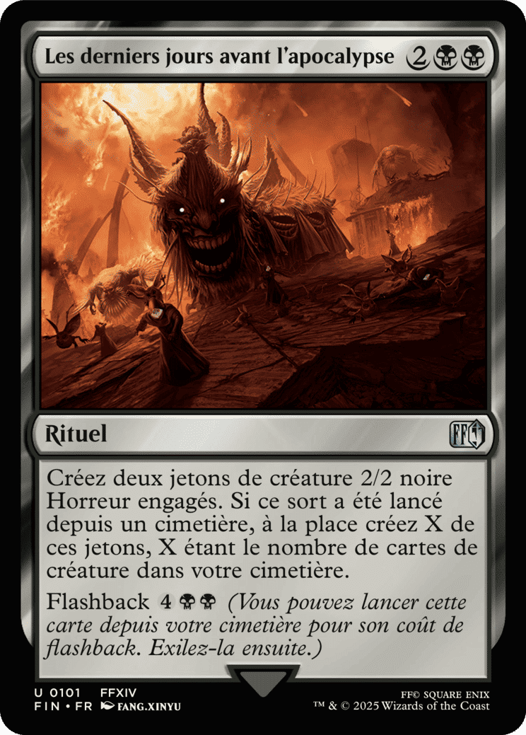 Les derniers jours avant l'Apocalypse — Final Fantasy — Magic: The Gathering