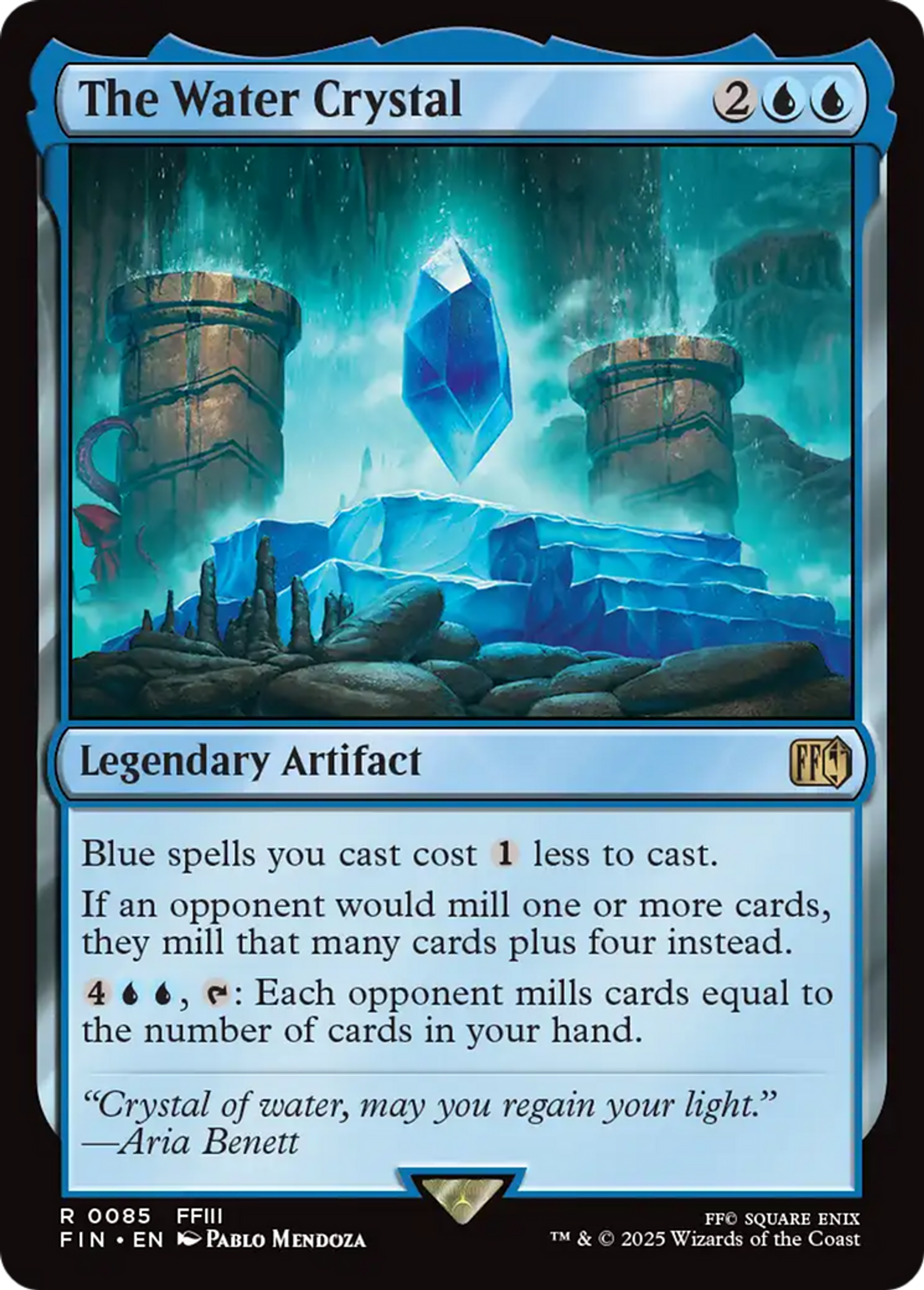 The Water Crystal — Final Fantasy — Magic: The Gathering